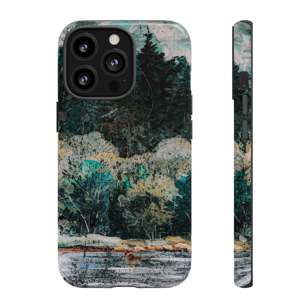 Phone Case - Moody Forest Landscape Protective Tough Case
