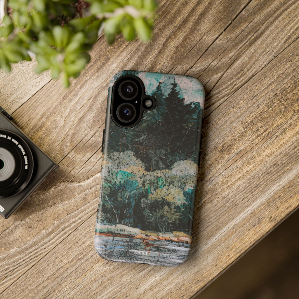 Phone Case - Moody Forest Landscape Protective Tough Case