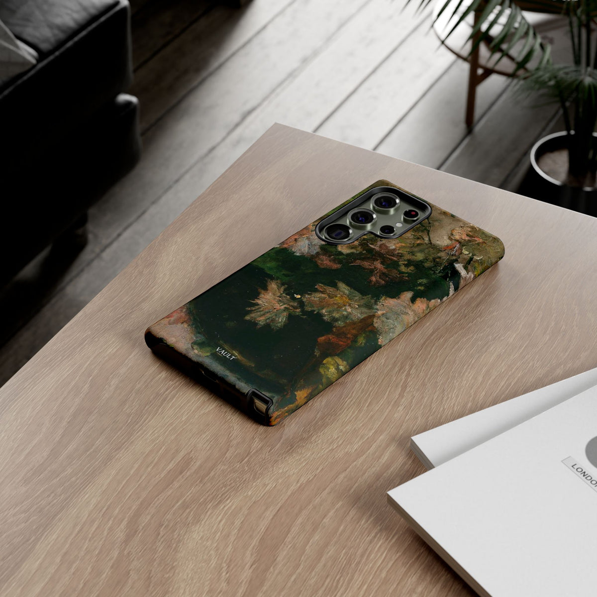 Floral Painterly Tough Phone Case — Vintage Autumn Leaves Phone Cover