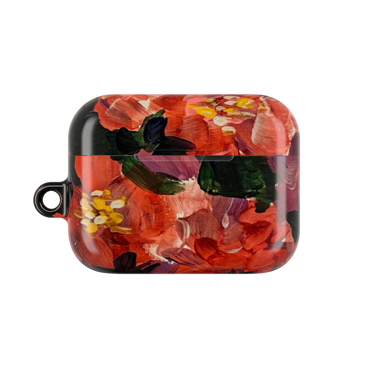 Floral Red Bloom AirPod Case