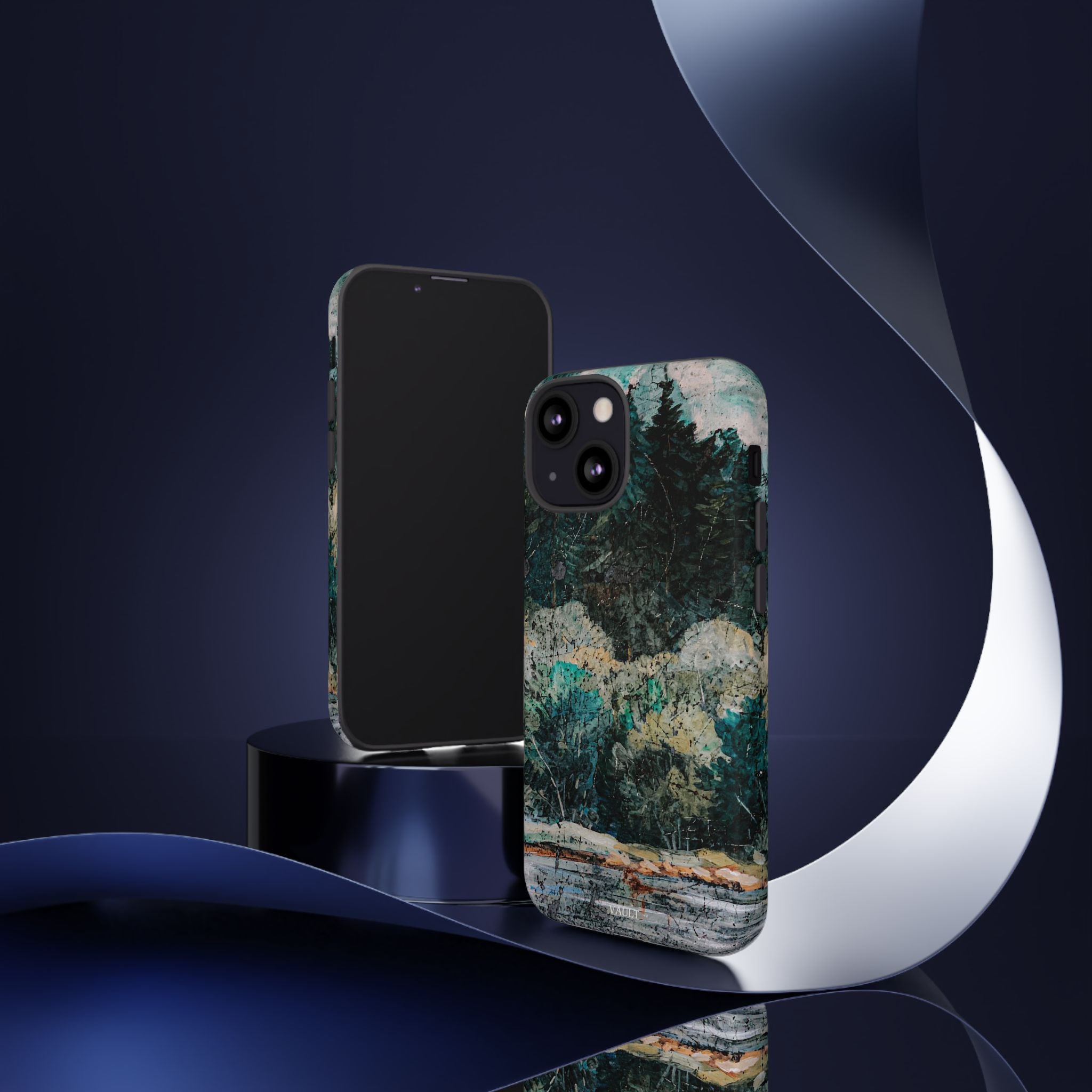 Phone Case - Moody Forest Landscape Protective Tough Case