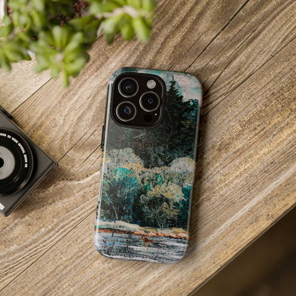 Phone Case - Moody Forest Landscape Protective Tough Case