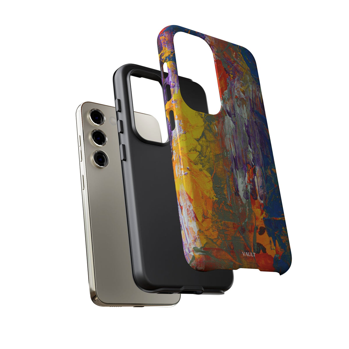 Abstract Color Splash Phone Case — Vibrant Artistic Protective Cover