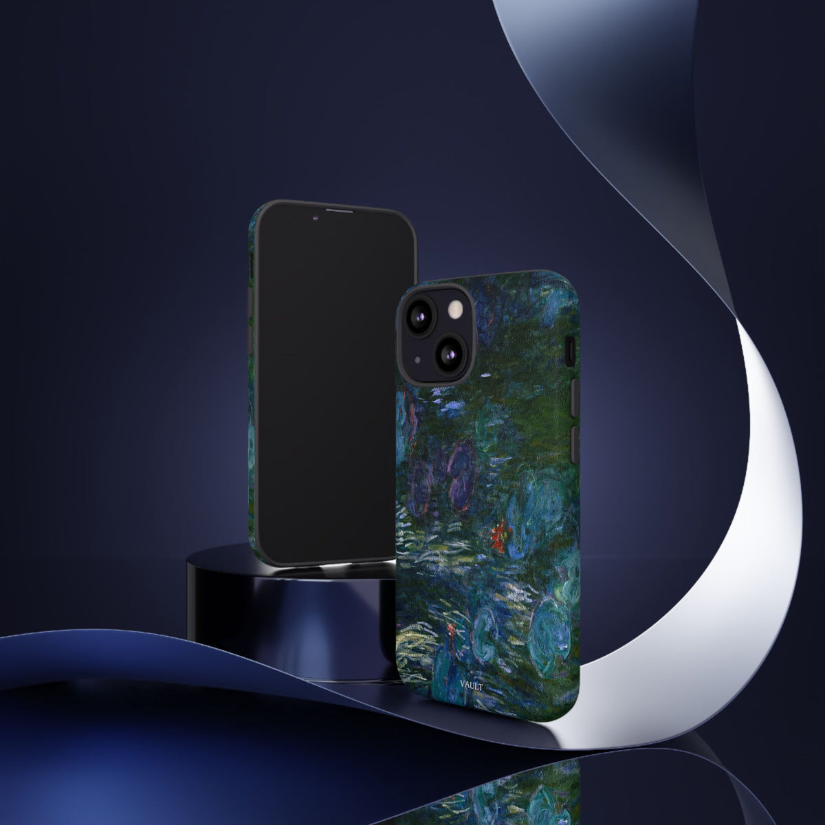 Water Lilies Tough Phone Case — Impressionist Art Protective Cover