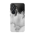 Marble Ink Tough Case — Black & White Abstract Phone Cover