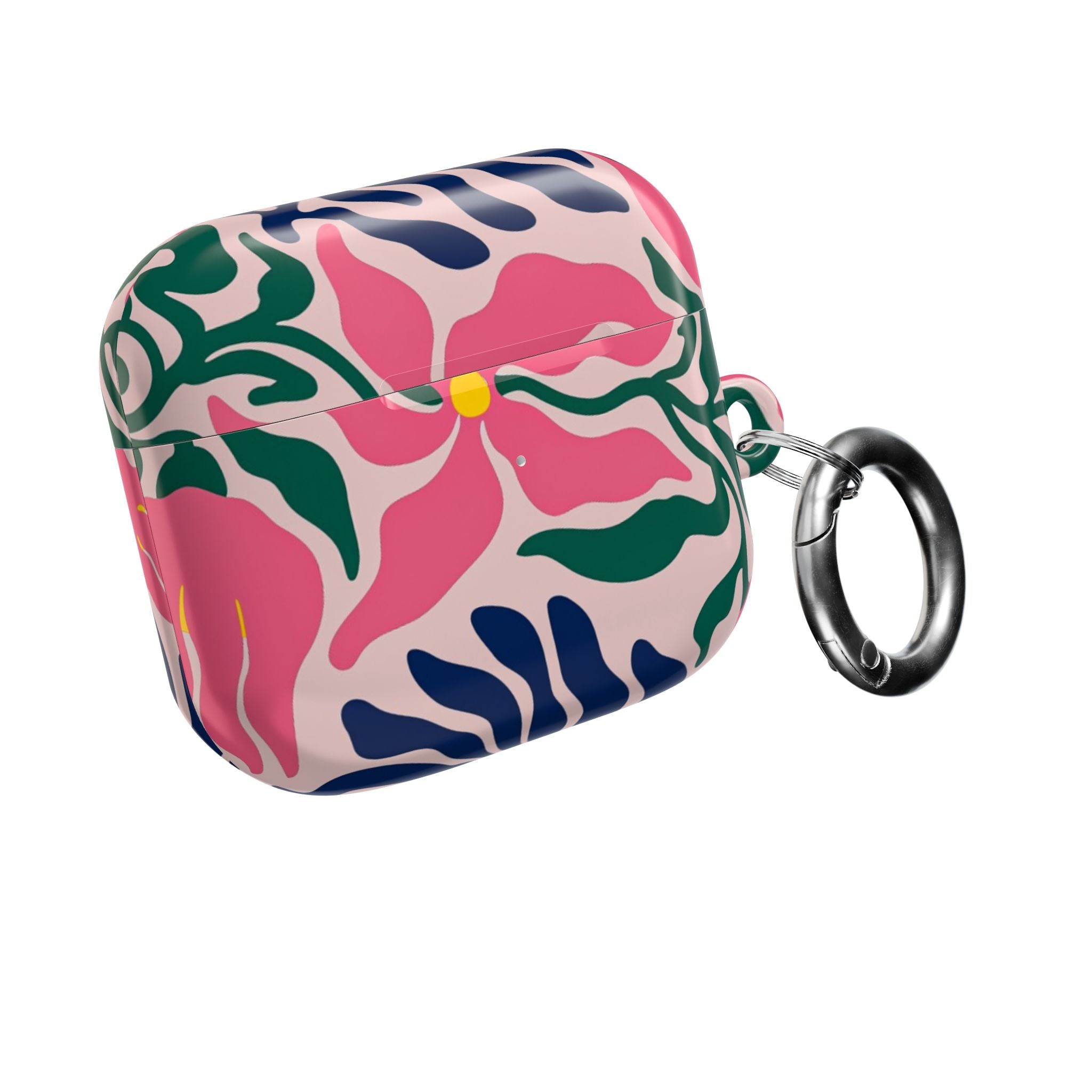 AirPod Case — Pink Floral Swirl Protective Cover