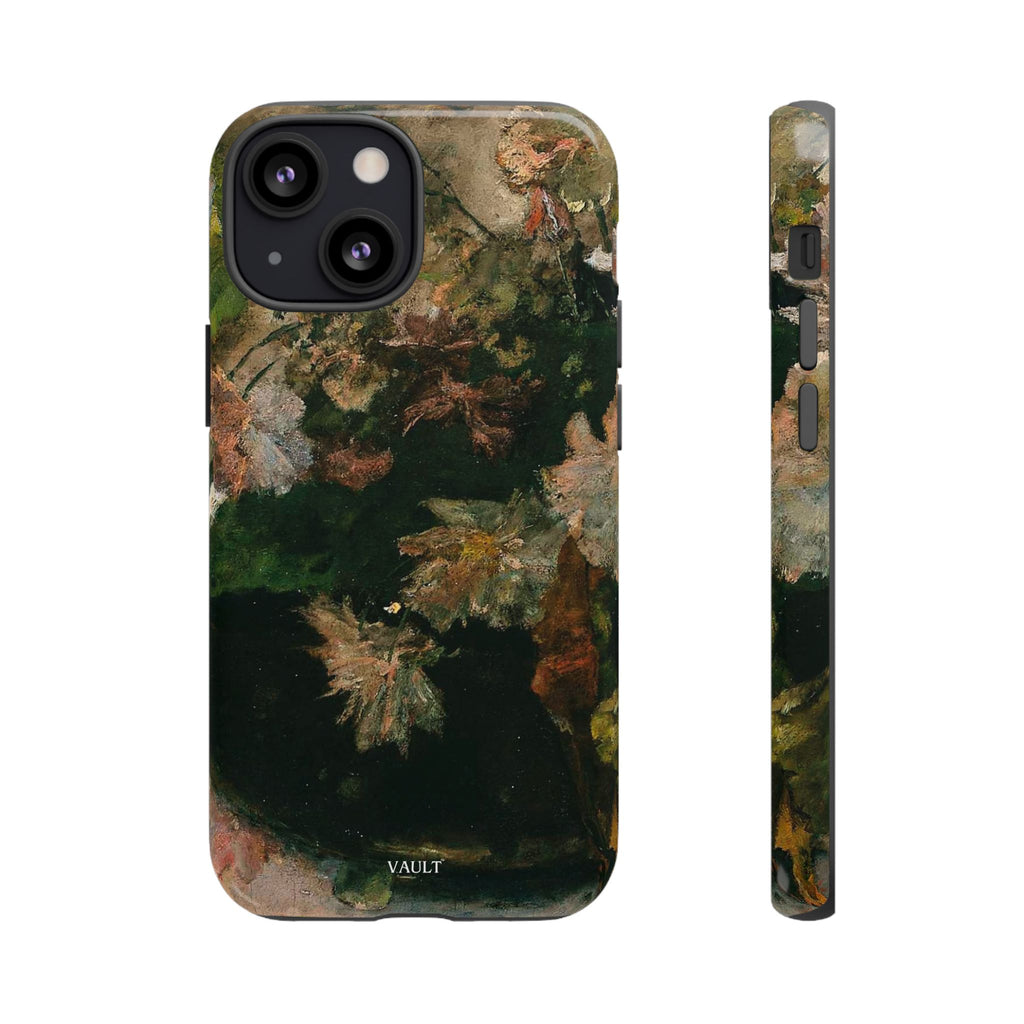 Floral Painterly Tough Phone Case — Vintage Autumn Leaves Phone Cover