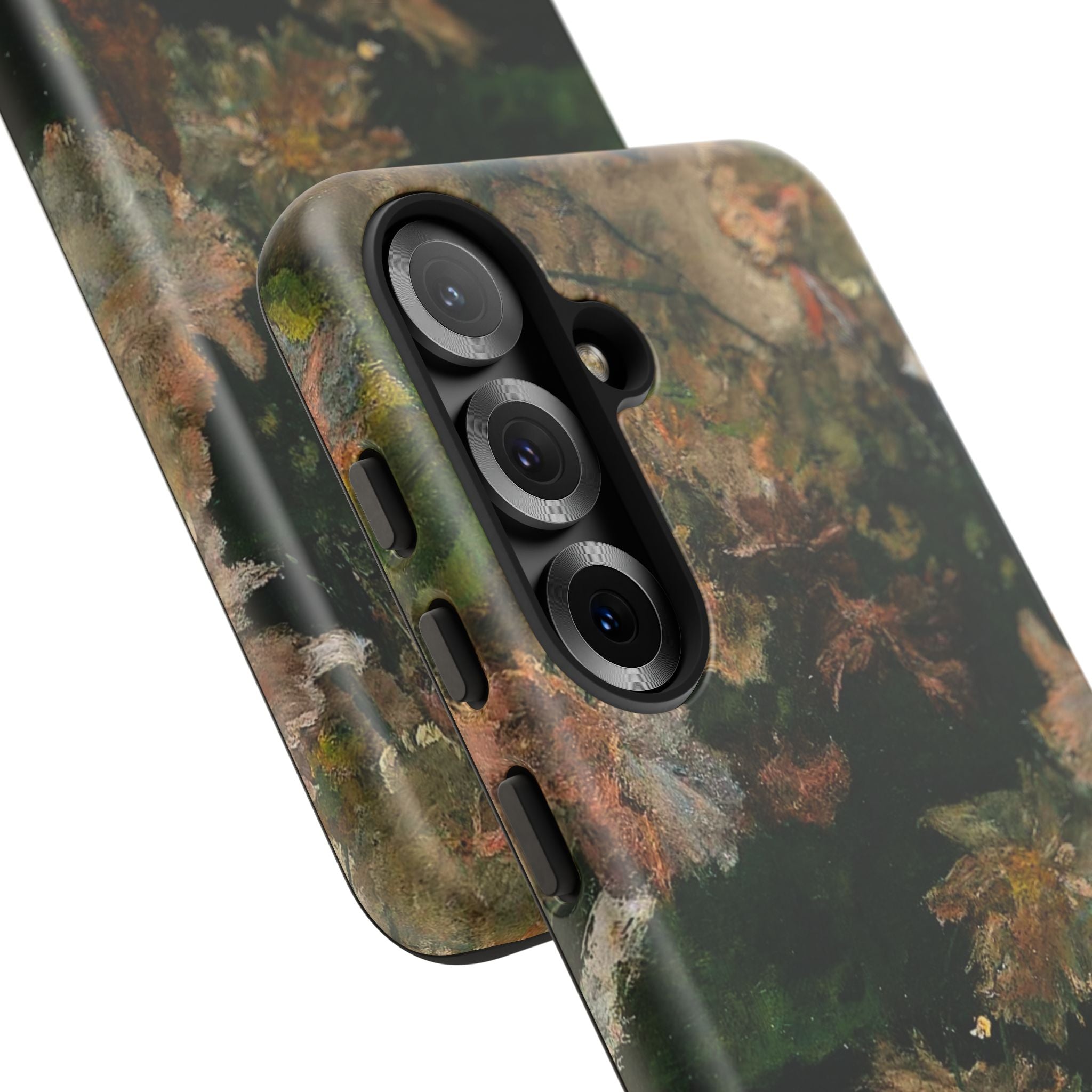 Floral Painterly Tough Phone Case — Vintage Autumn Leaves Phone Cover