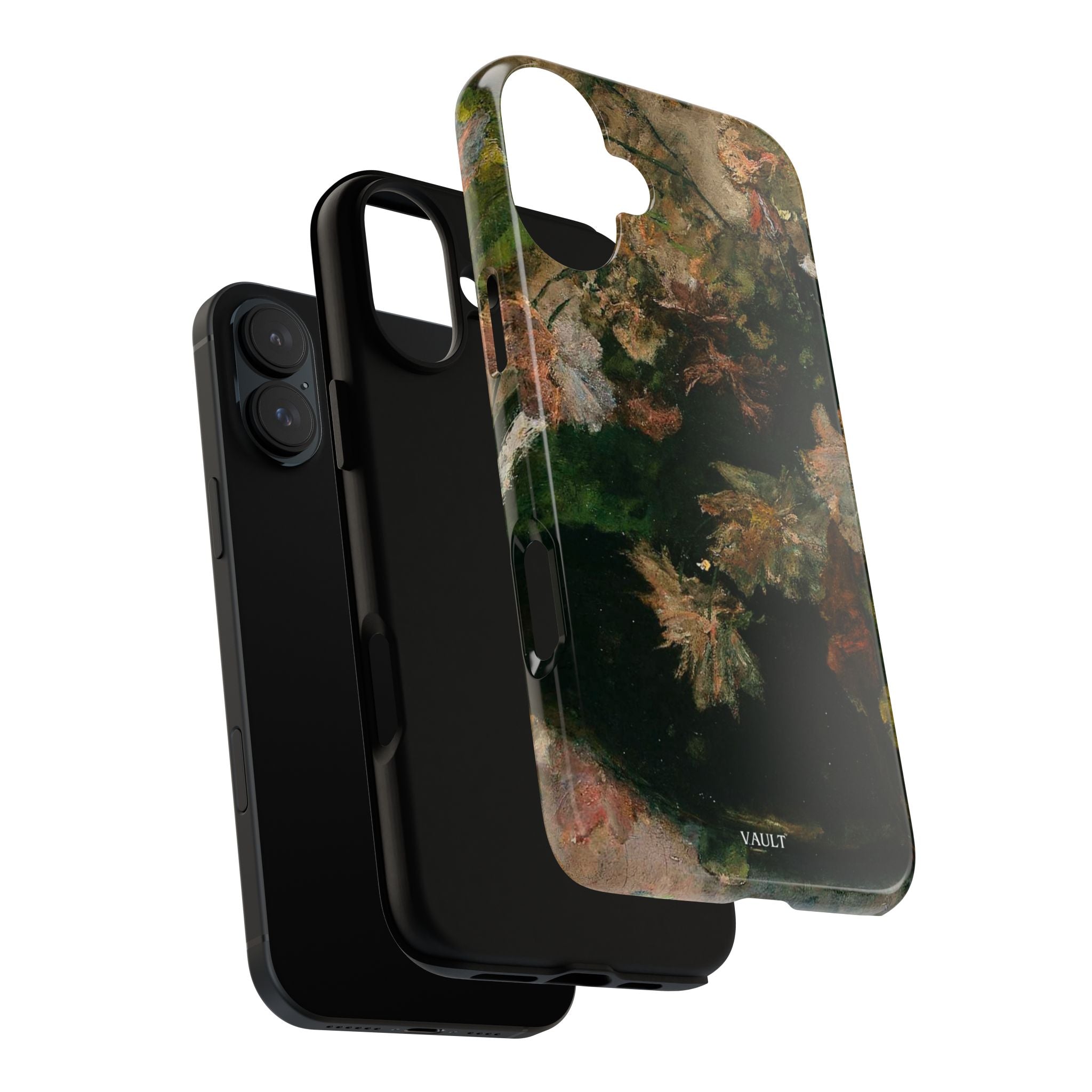 Floral Painterly Tough Phone Case — Vintage Autumn Leaves Phone Cover