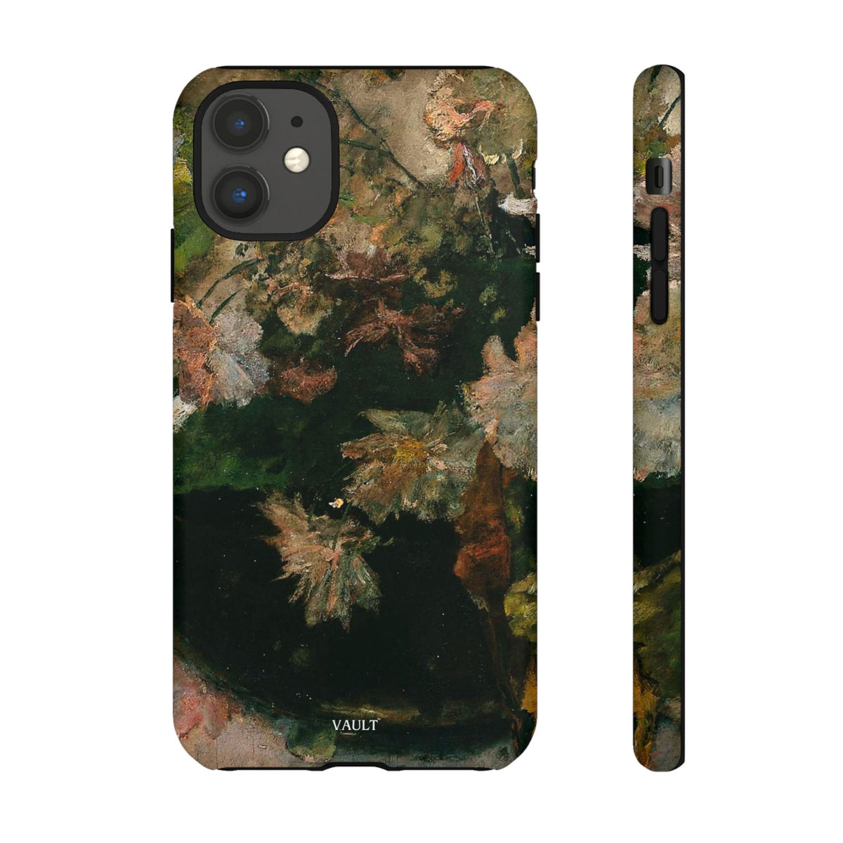 Floral Painterly Tough Phone Case — Vintage Autumn Leaves Phone Cover