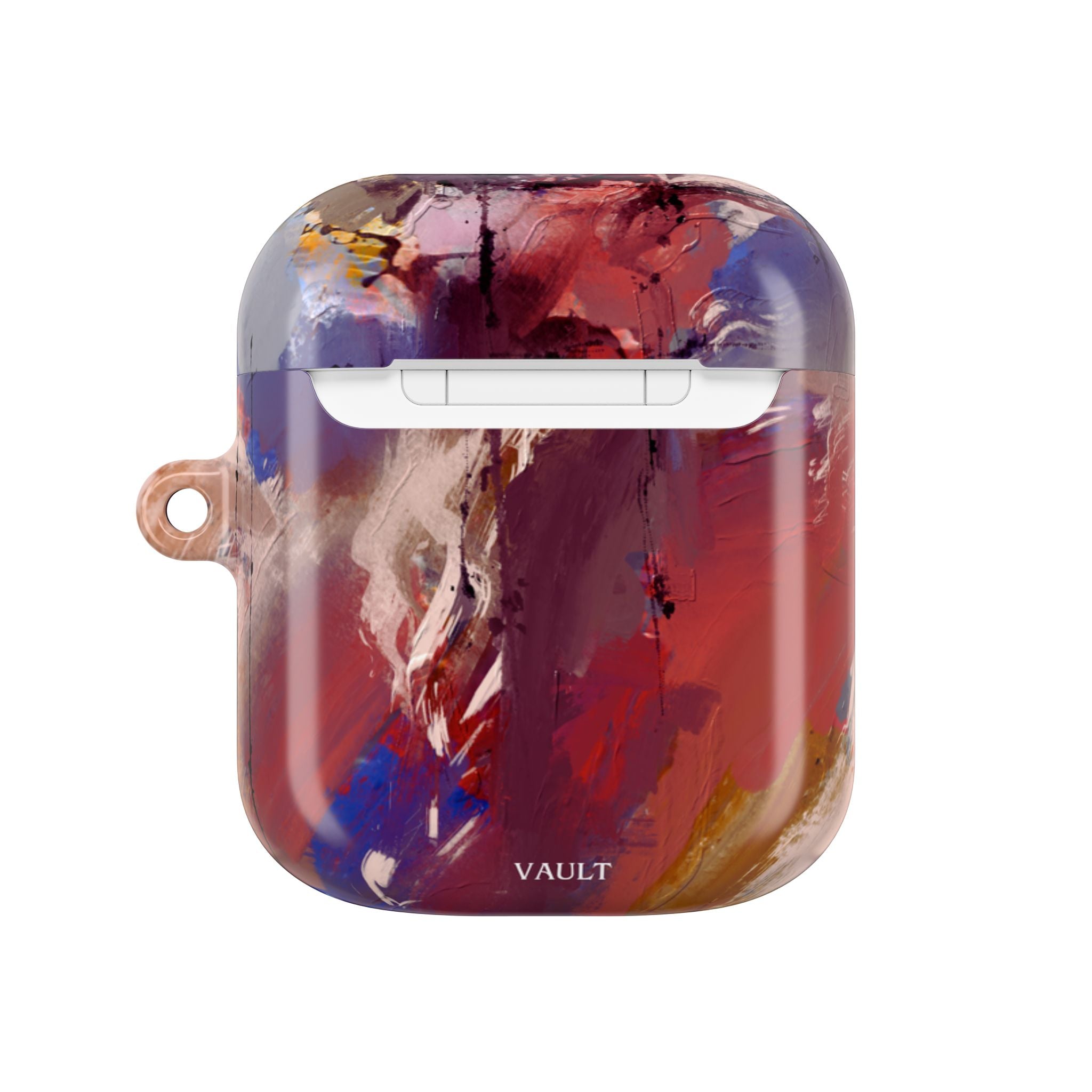 Abstract Paint Splash AirPod Case — Colorful Artistic Protective Cover