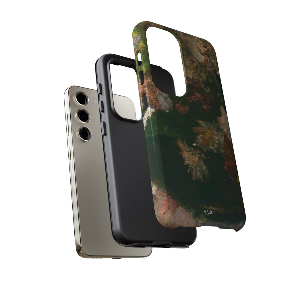 Floral Painterly Tough Phone Case — Vintage Autumn Leaves Phone Cover
