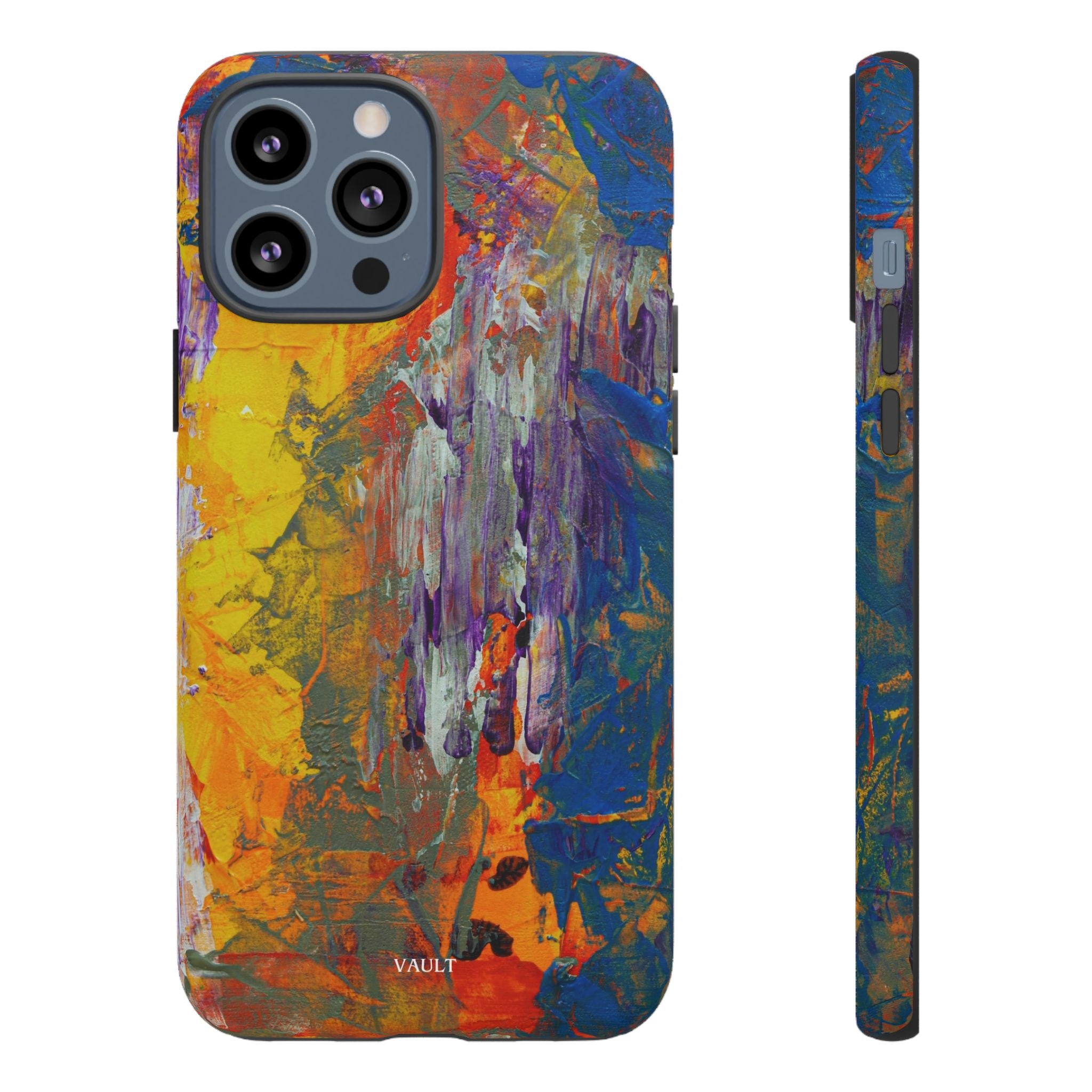 Abstract Color Splash Phone Case — Vibrant Artistic Protective Cover