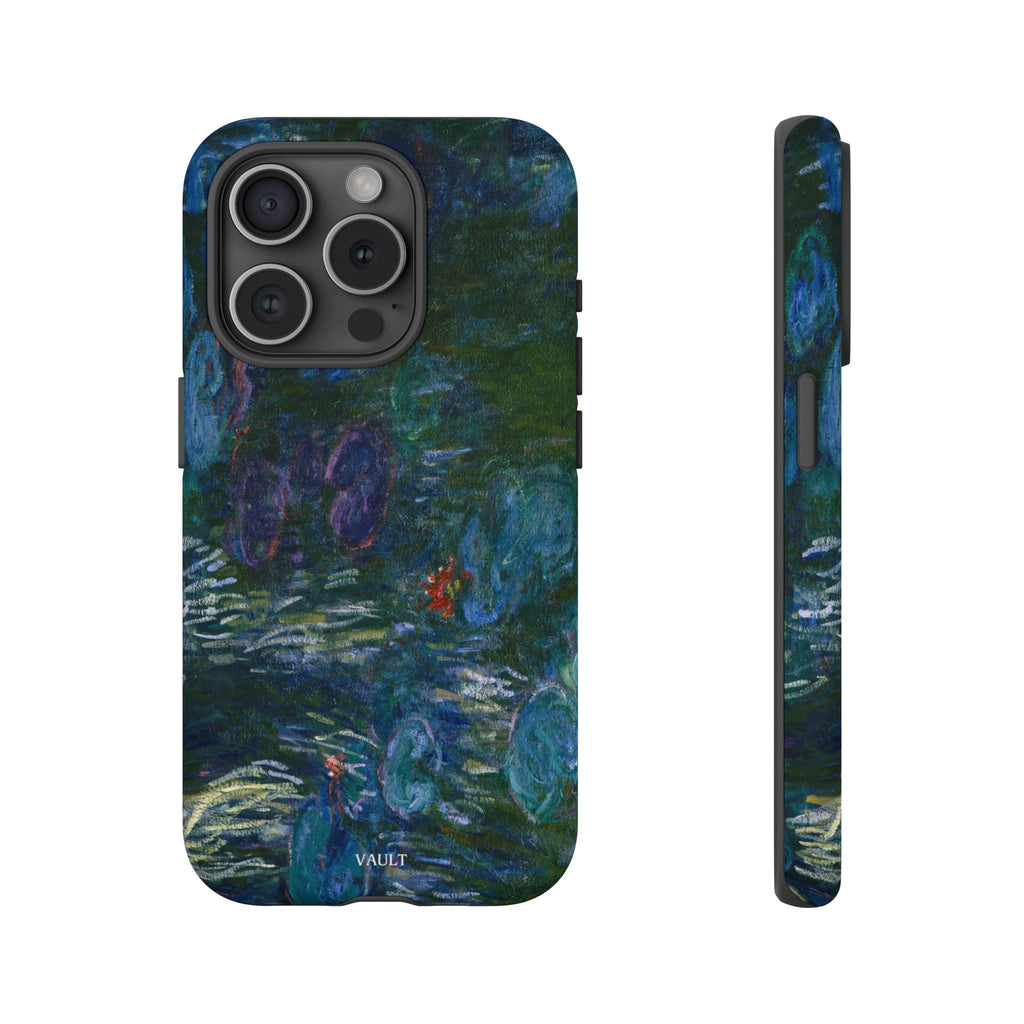 Water Lilies Tough Phone Case — Impressionist Art Protective Cover