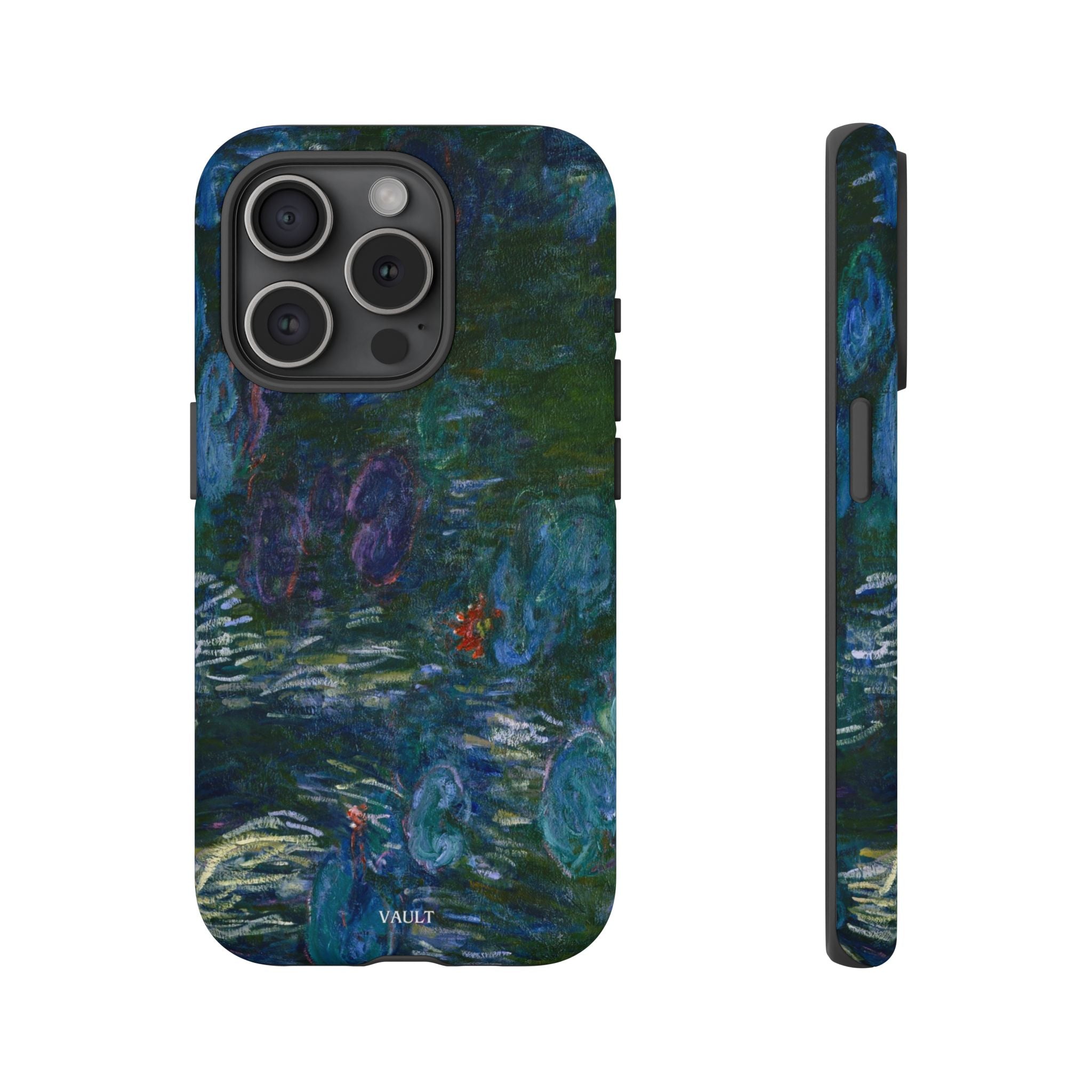 Water Lilies Tough Phone Case — Impressionist Art Protective Cover