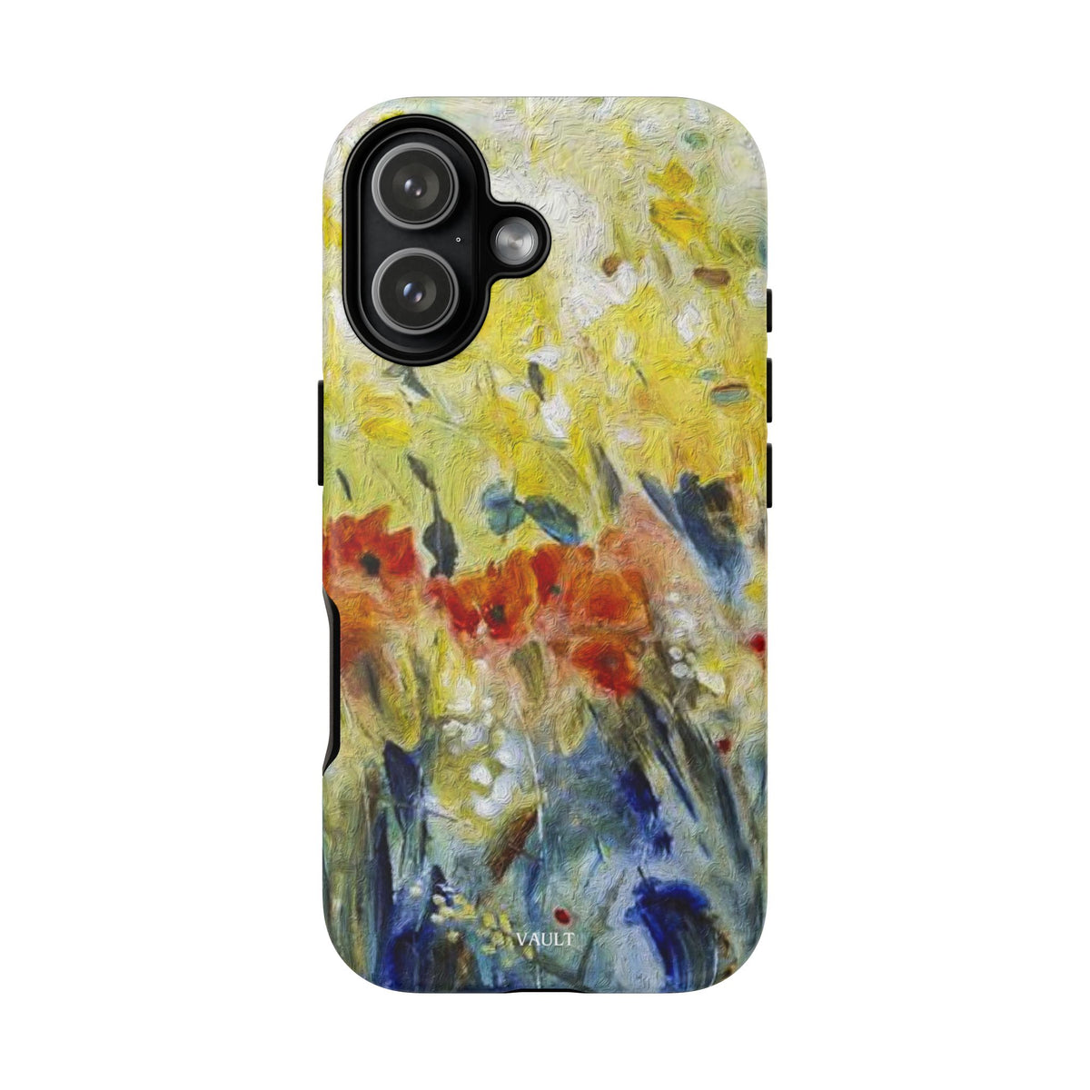 Floral Watercolor Phone Case — Yellow Garden Tough Cases