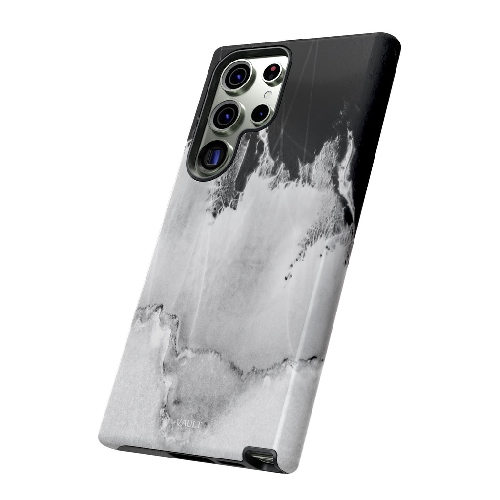 Marble Ink Tough Case — Black & White Abstract Phone Cover