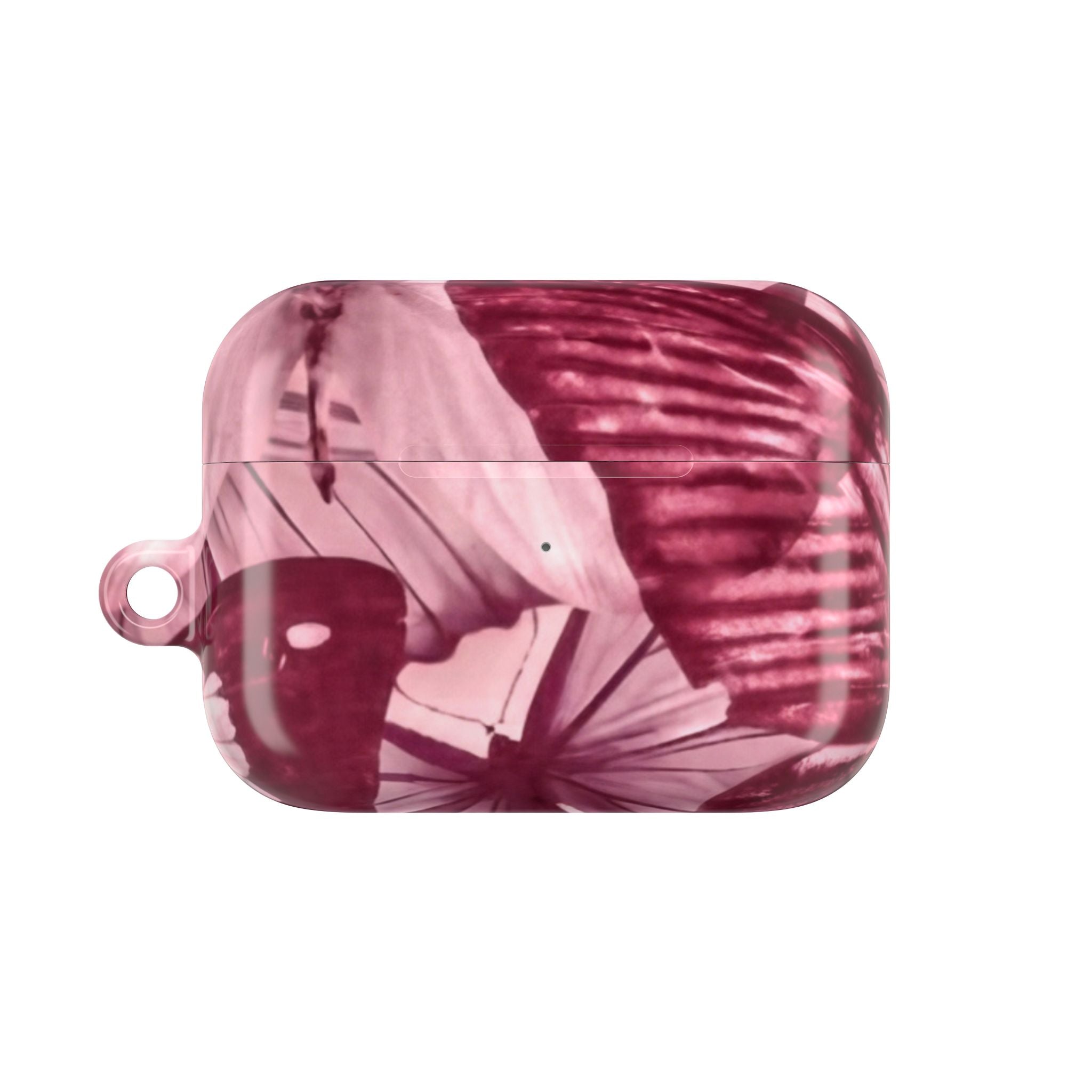 Floral Parasol AirPod Case — Vintage Pink Umbrella Design