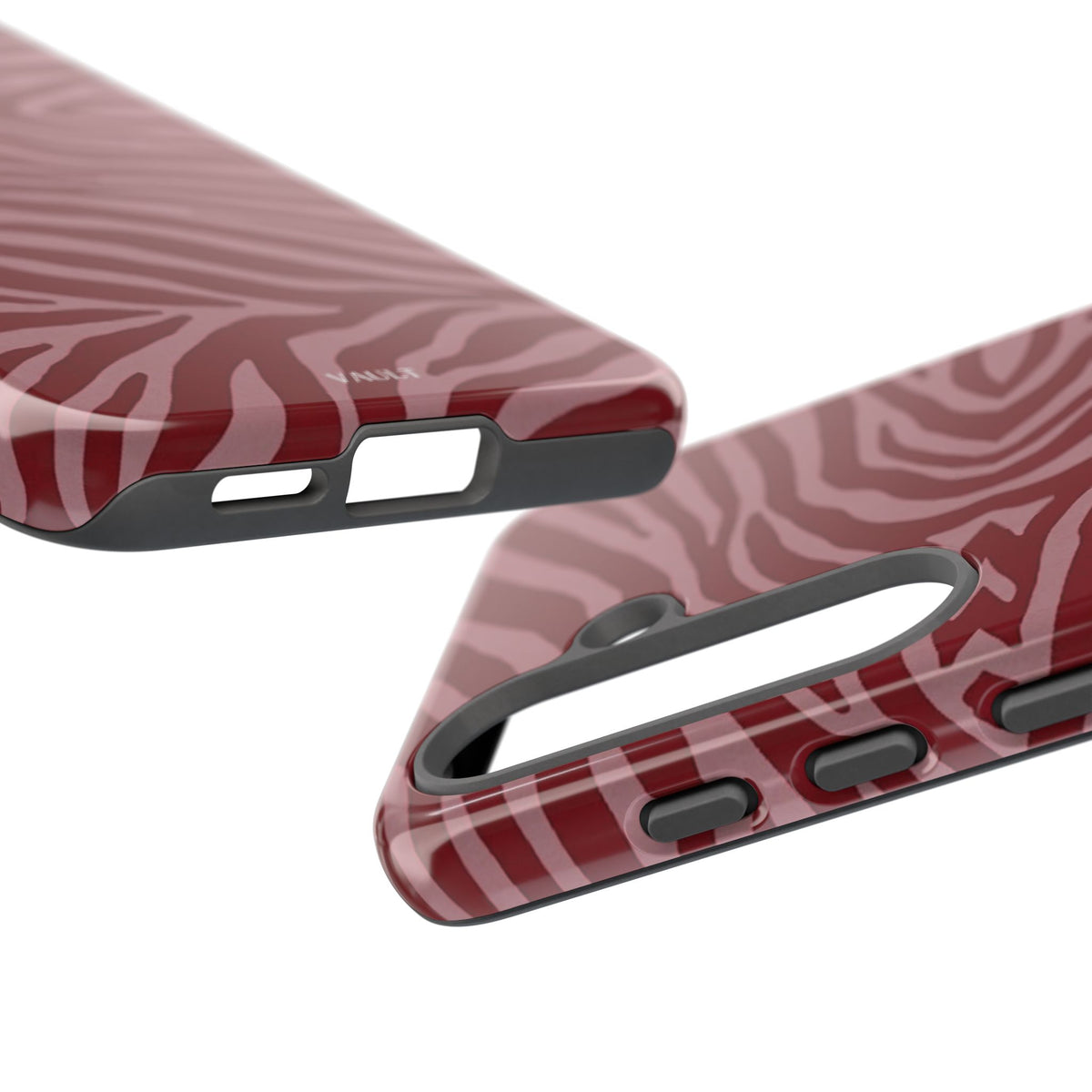 Red Zebra Print Tough Phone Case