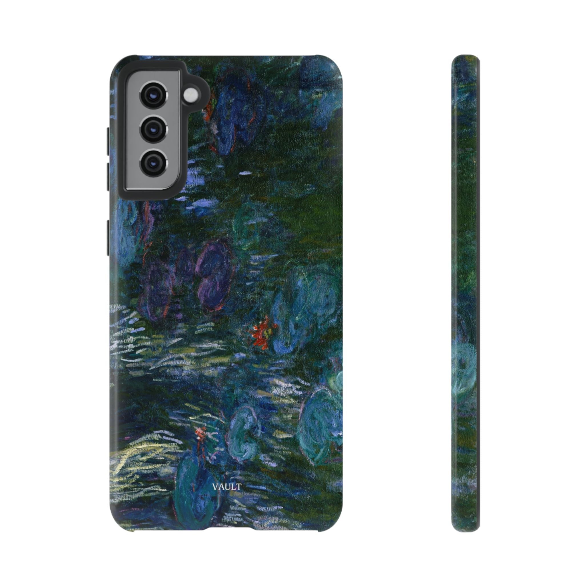 Water Lilies Tough Phone Case — Impressionist Art Protective Cover