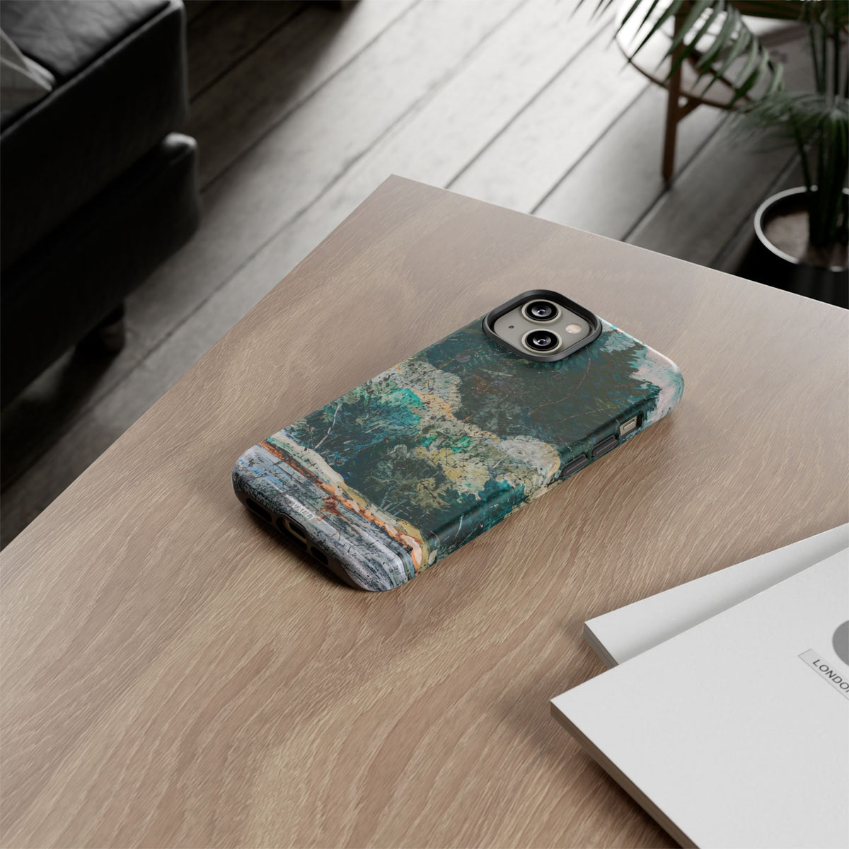 Phone Case - Moody Forest Landscape Protective Tough Case