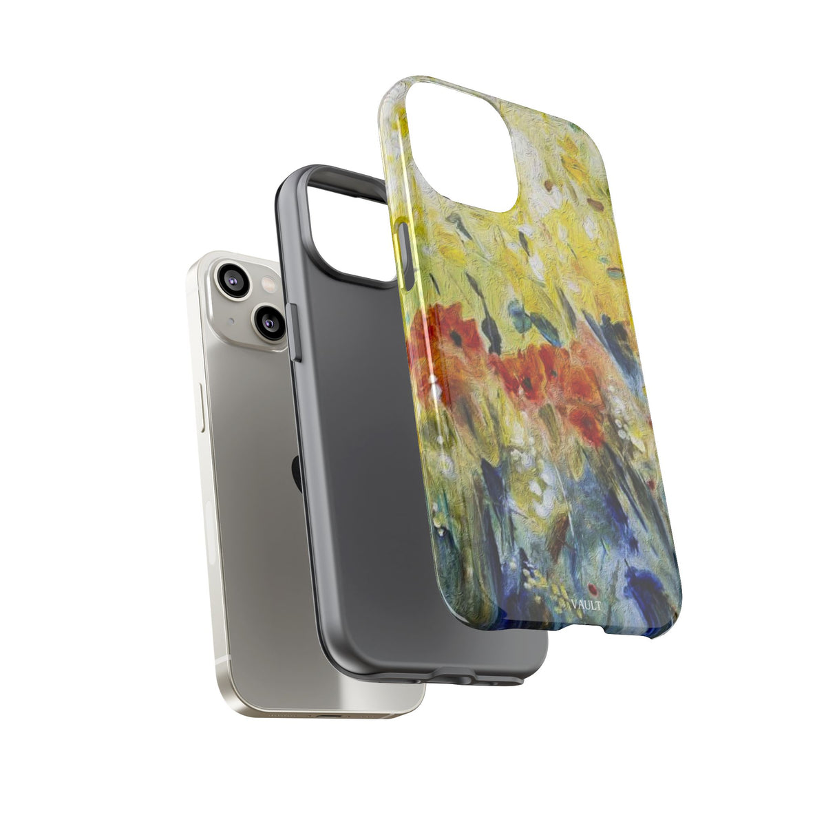 Floral Watercolor Phone Case — Yellow Garden Tough Cases