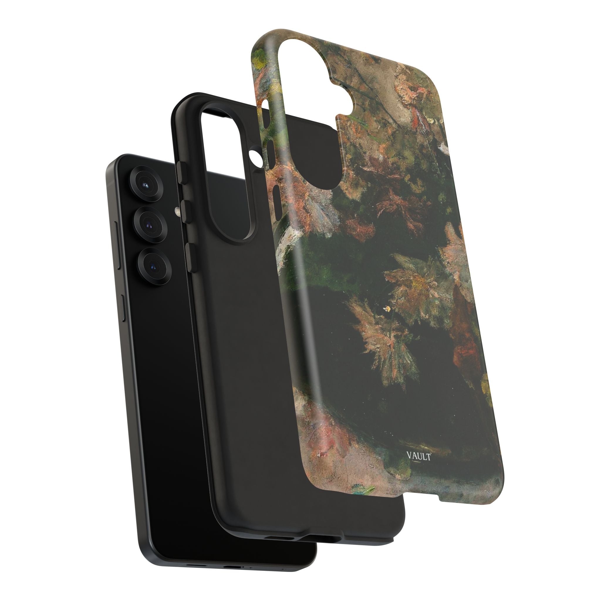 Floral Painterly Tough Phone Case — Vintage Autumn Leaves Phone Cover