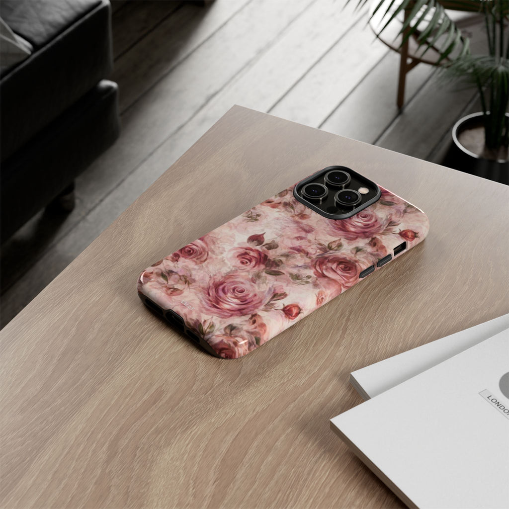 Floral Vintage Rose Phone Case