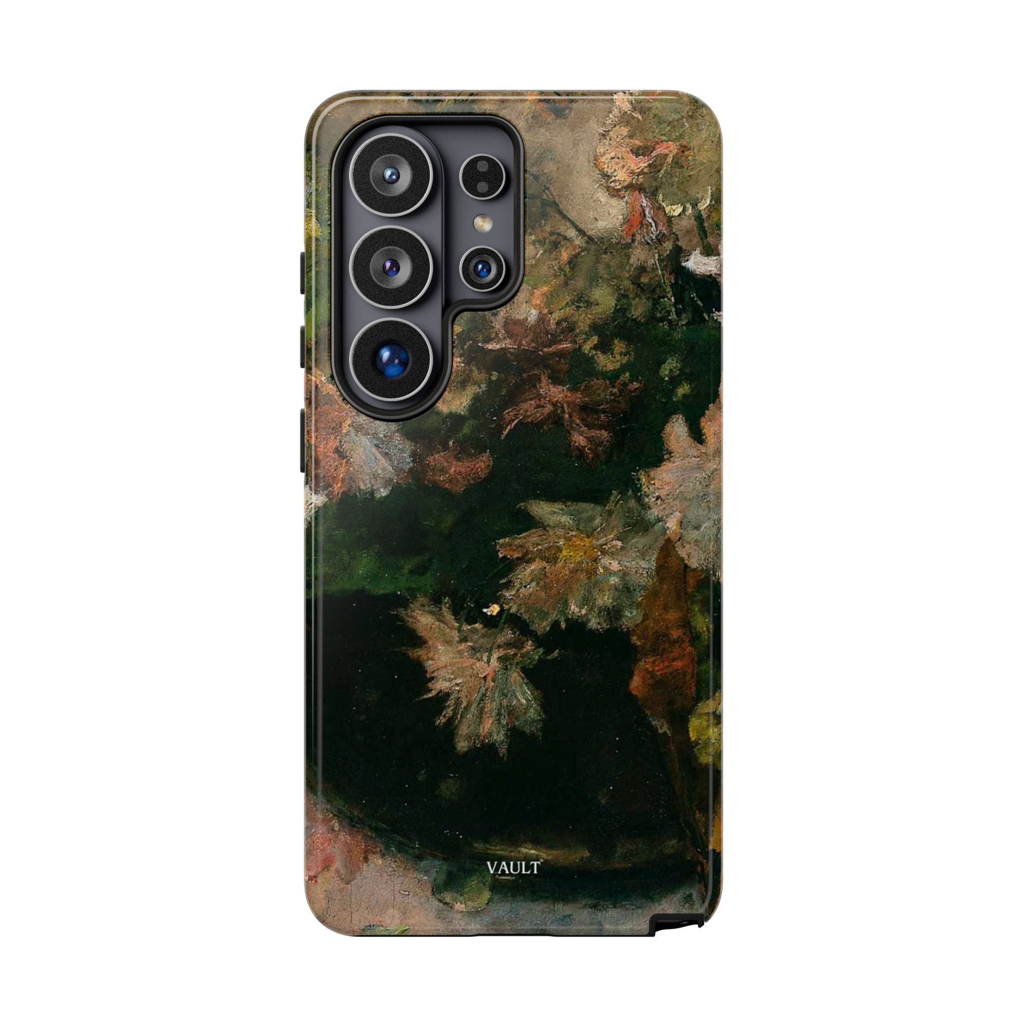 Floral Painterly Tough Phone Case — Vintage Autumn Leaves Phone Cover