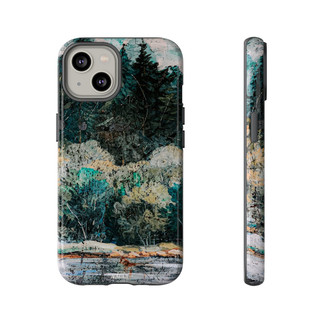 Phone Case - Moody Forest Landscape Protective Tough Case