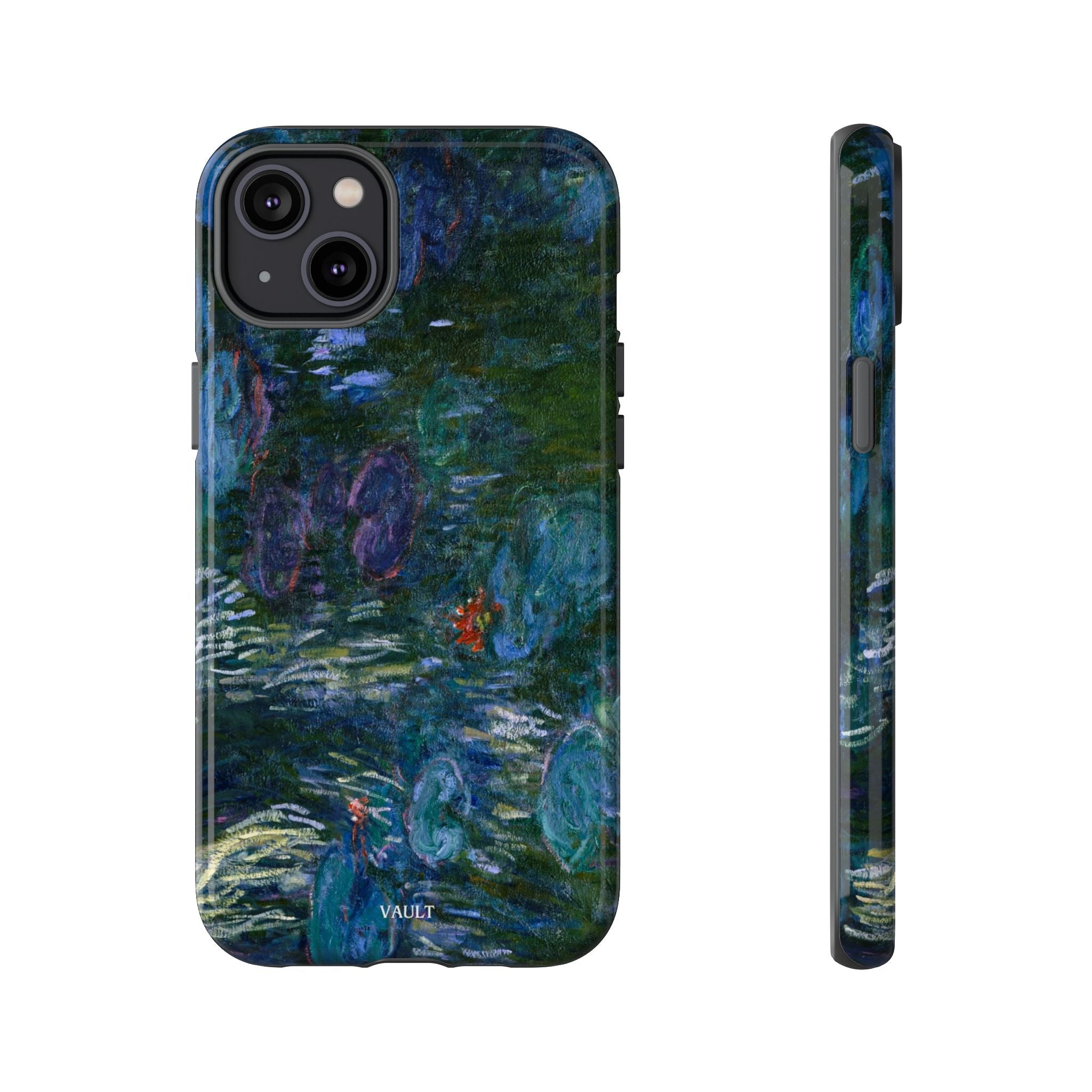 Water Lilies Tough Phone Case — Impressionist Art Protective Cover