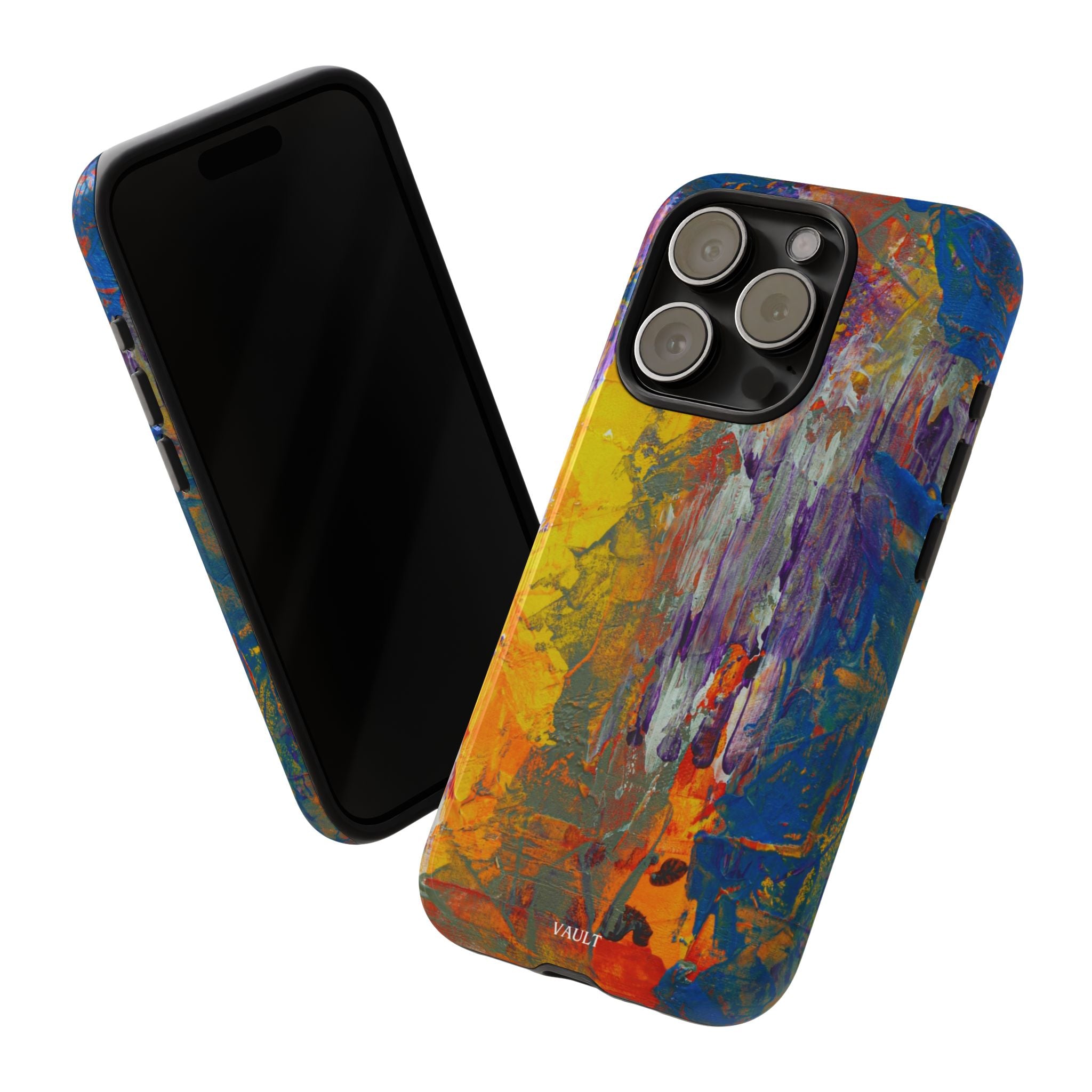 Abstract Color Splash Phone Case — Vibrant Artistic Protective Cover