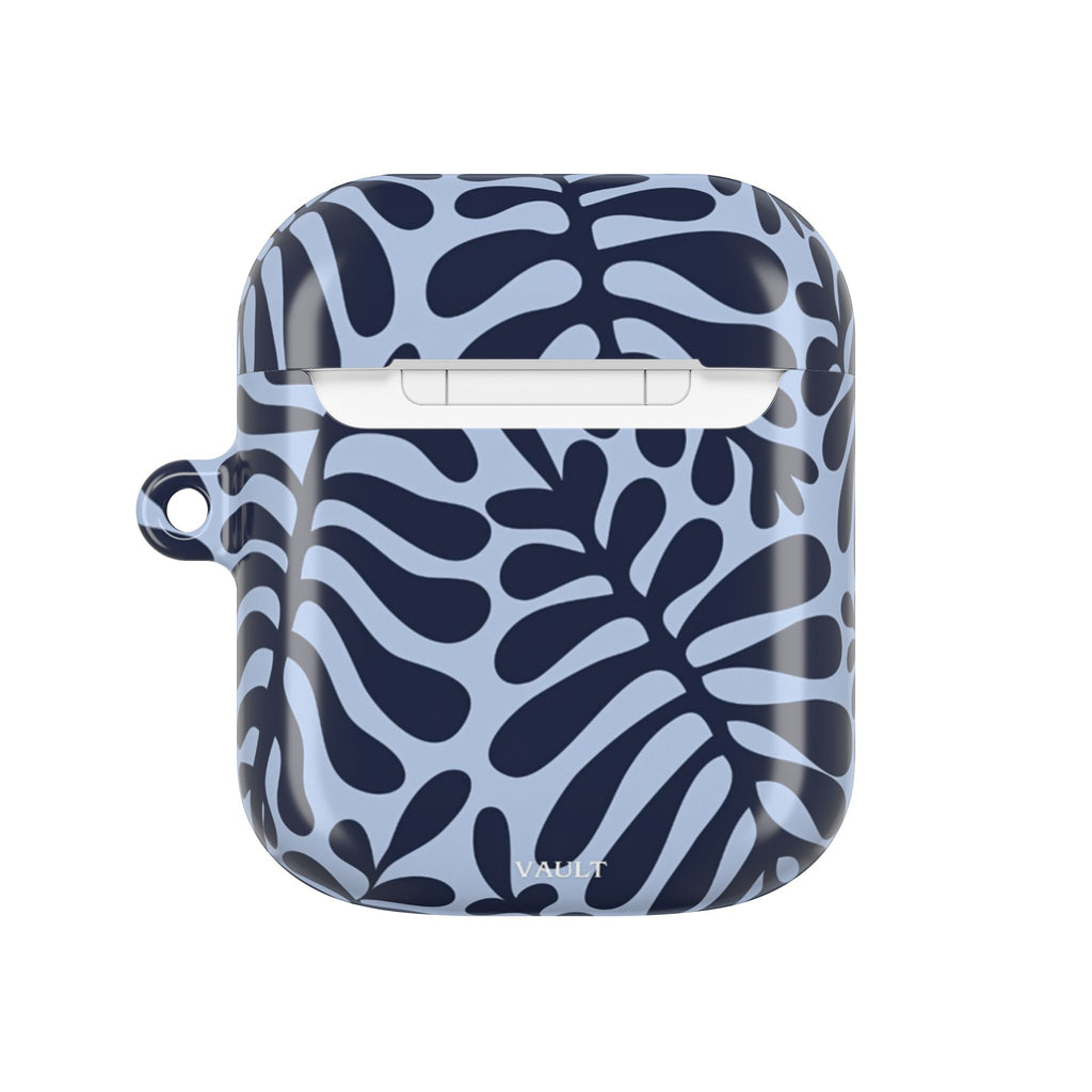 Blue Leaf AirPod Case - Botanical Protective Cover