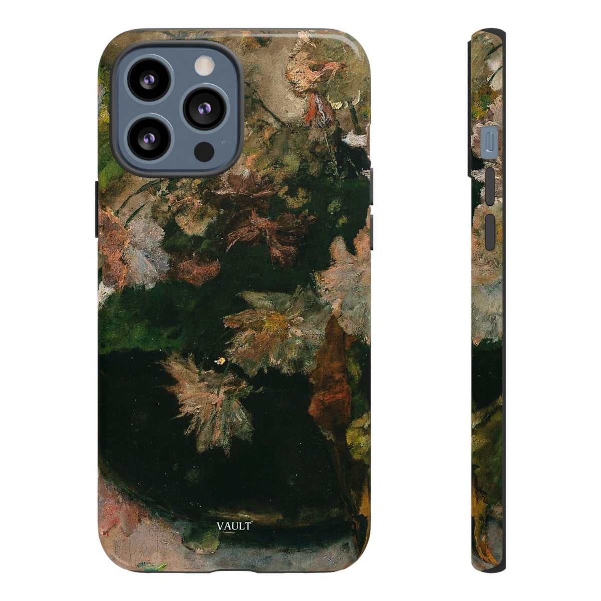 Floral Painterly Tough Phone Case — Vintage Autumn Leaves Phone Cover