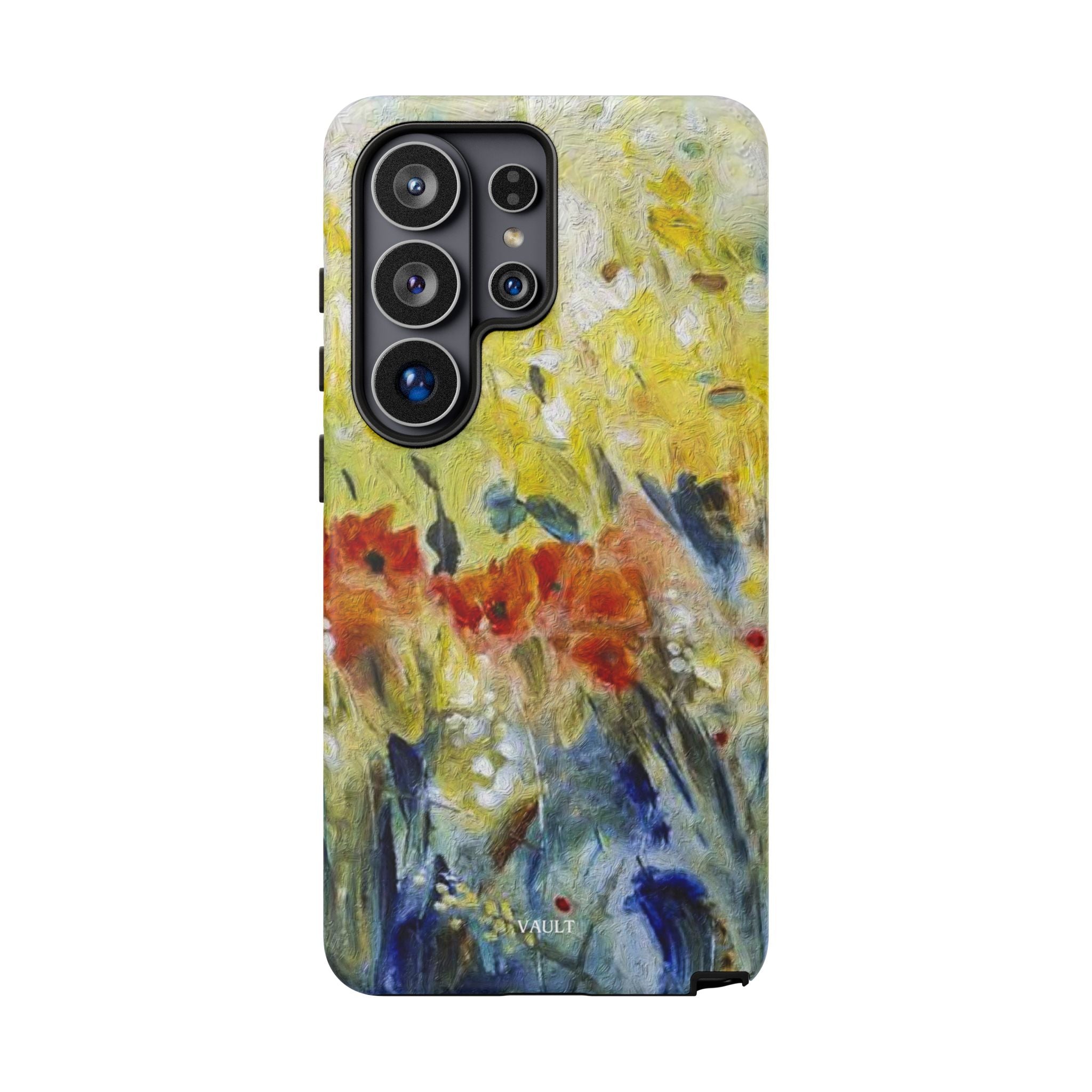 Floral Watercolor Phone Case — Yellow Garden Tough Cases