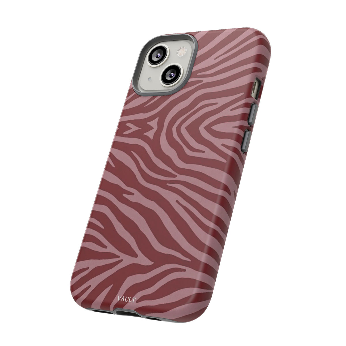 Red Zebra Print Tough Phone Case
