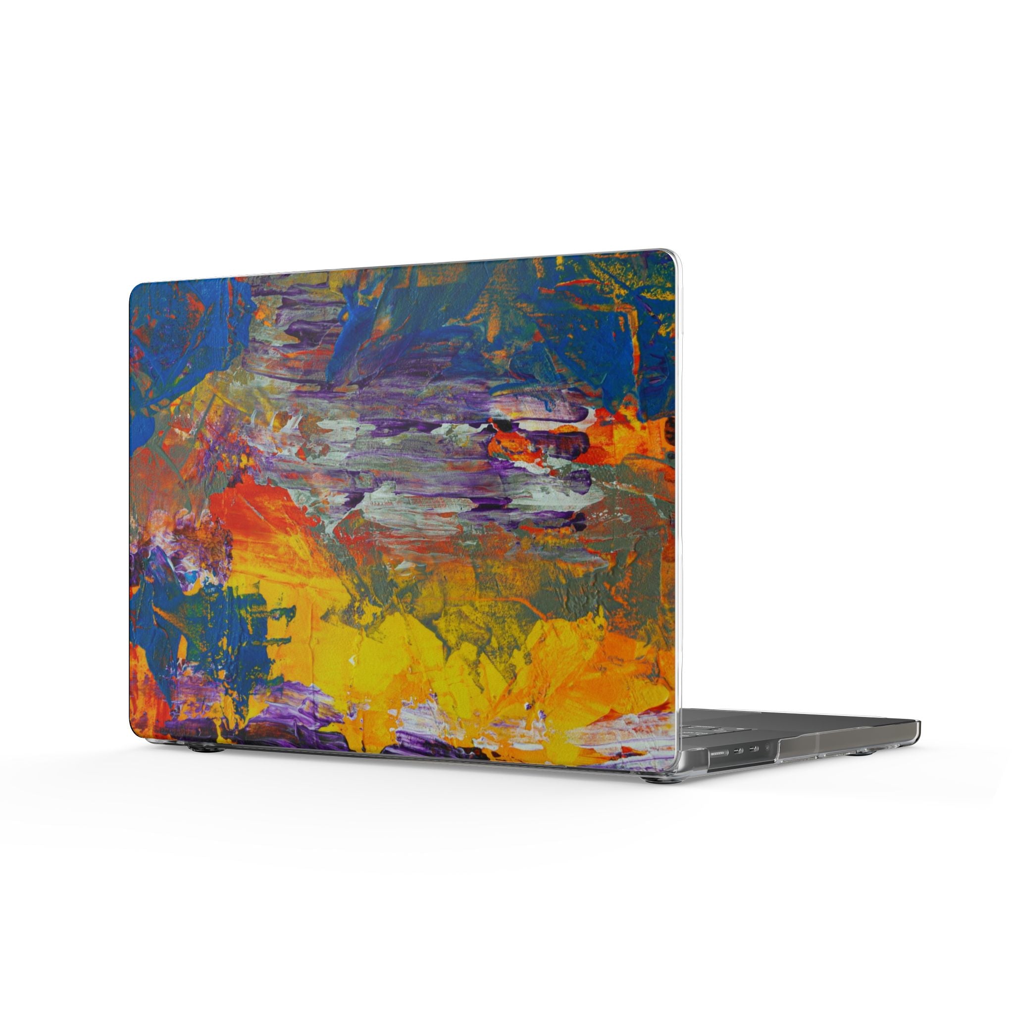 Abstract Brush Art MacBook Cases