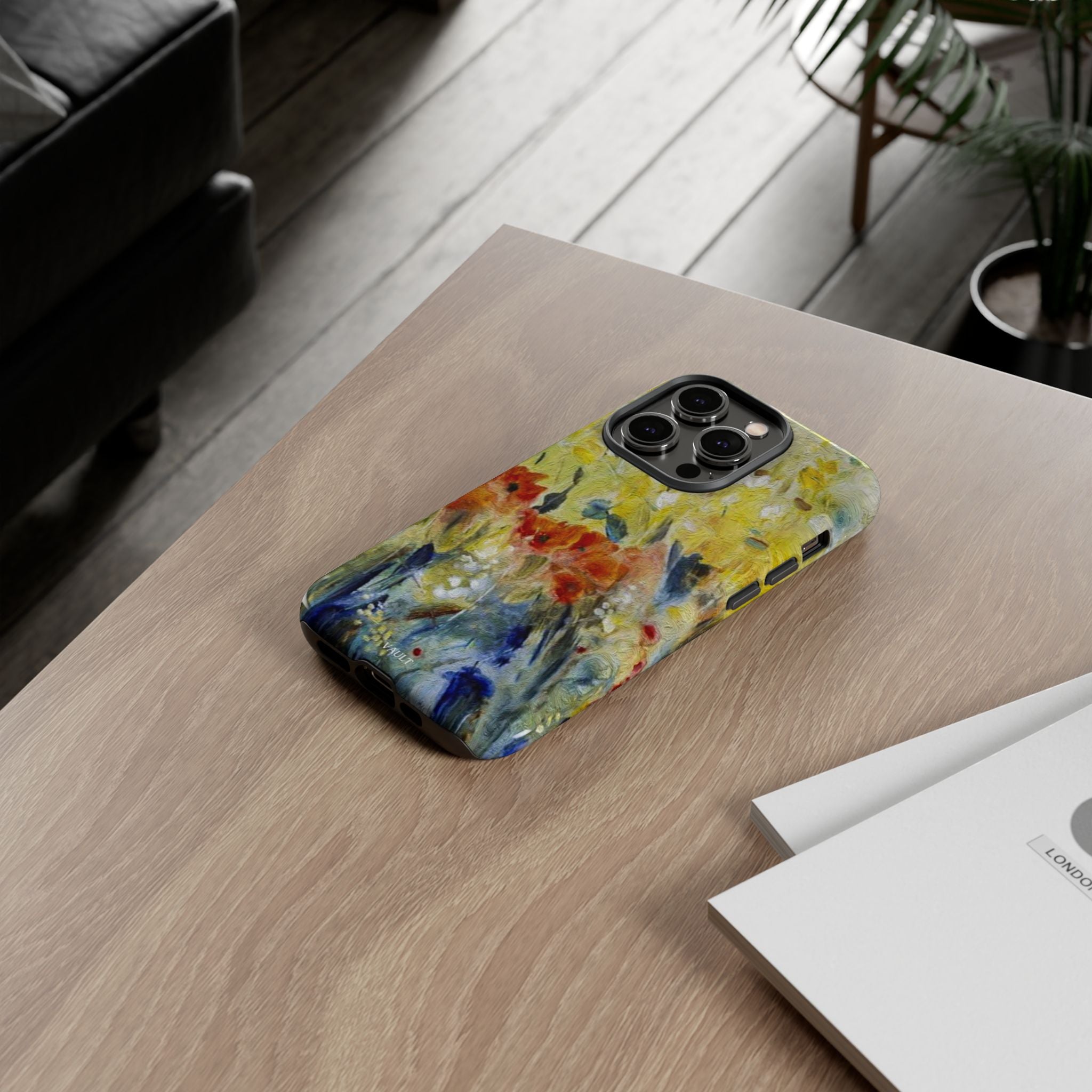 Floral Watercolor Phone Case — Yellow Garden Tough Cases