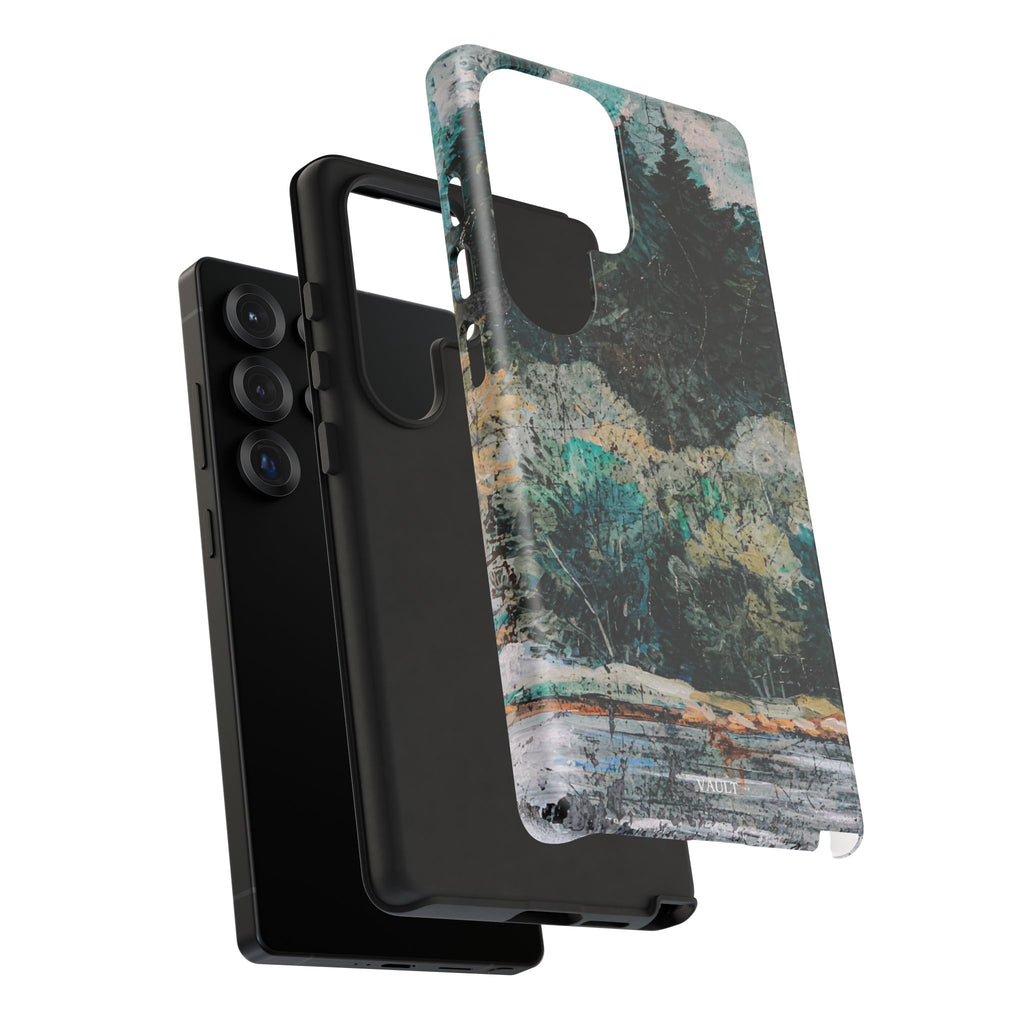 Phone Case - Moody Forest Landscape Protective Tough Case