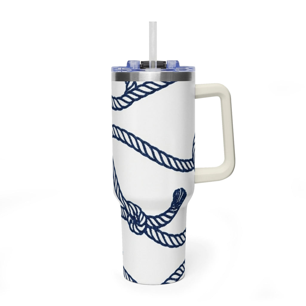Nautical Rope 40oz Vacuum Tumbler