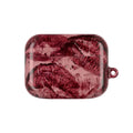 Maroon Kiss-Print AirPod Case
