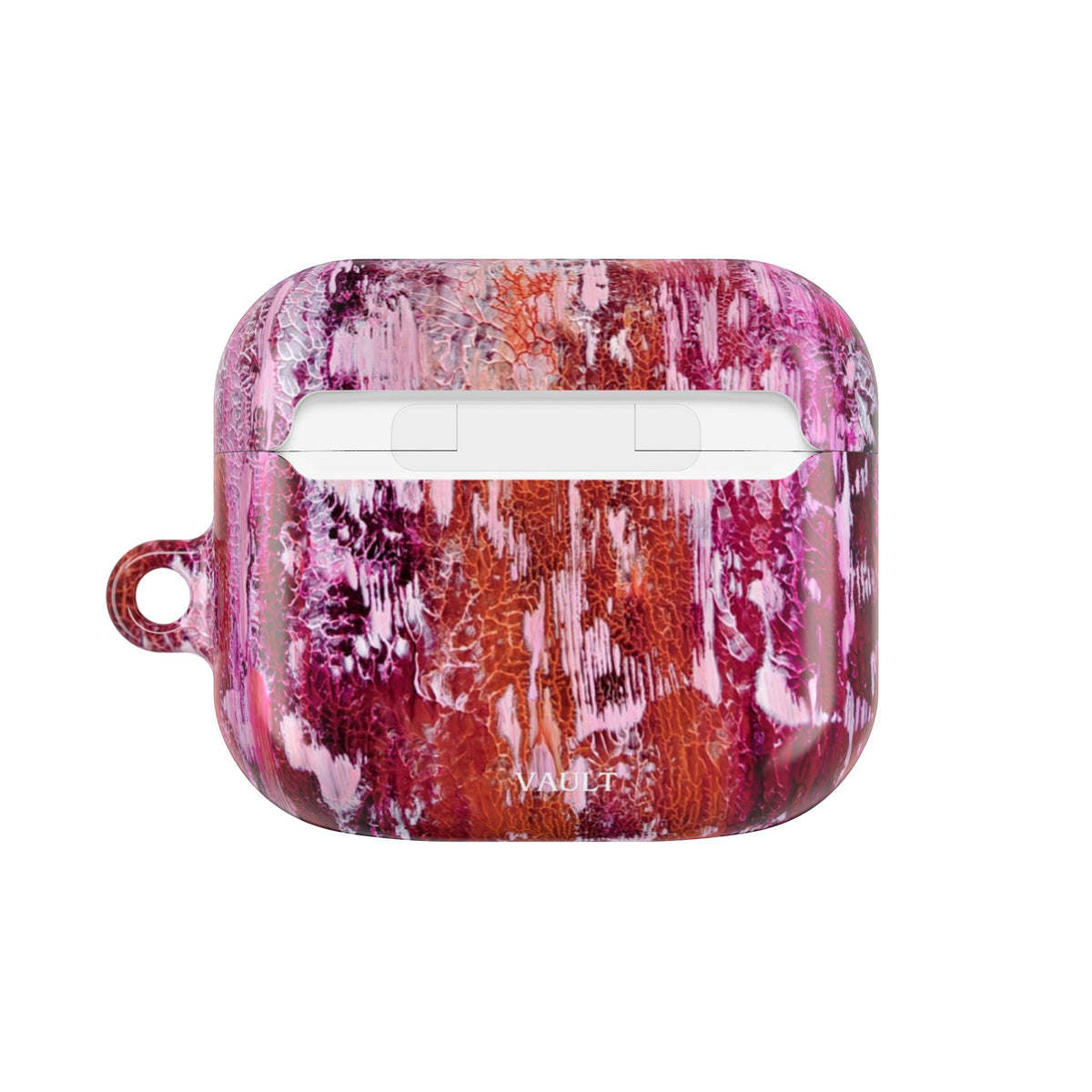 Abstract Pink Marble AirPod Case – Protective Artistic Earbud Cover