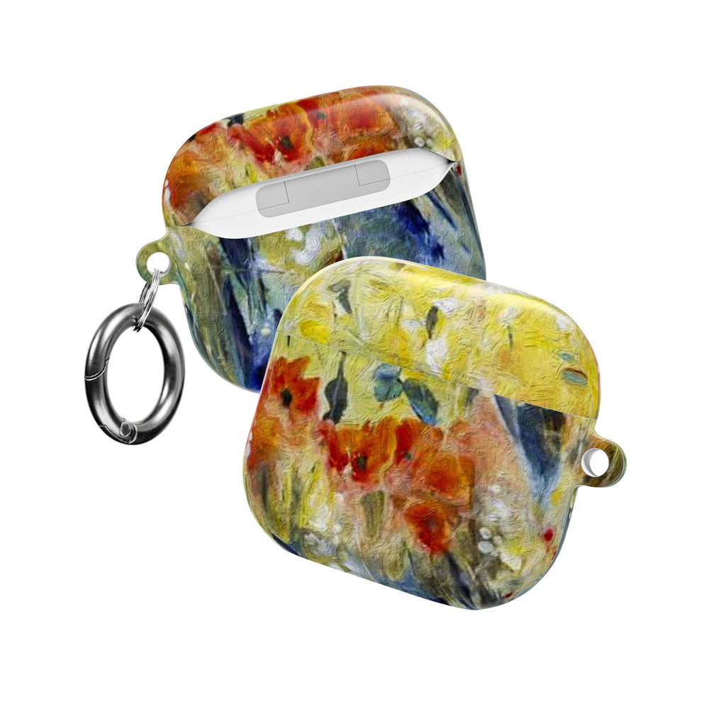 Floral Watercolor AirPod Case — Abstract Garden Protective Cover