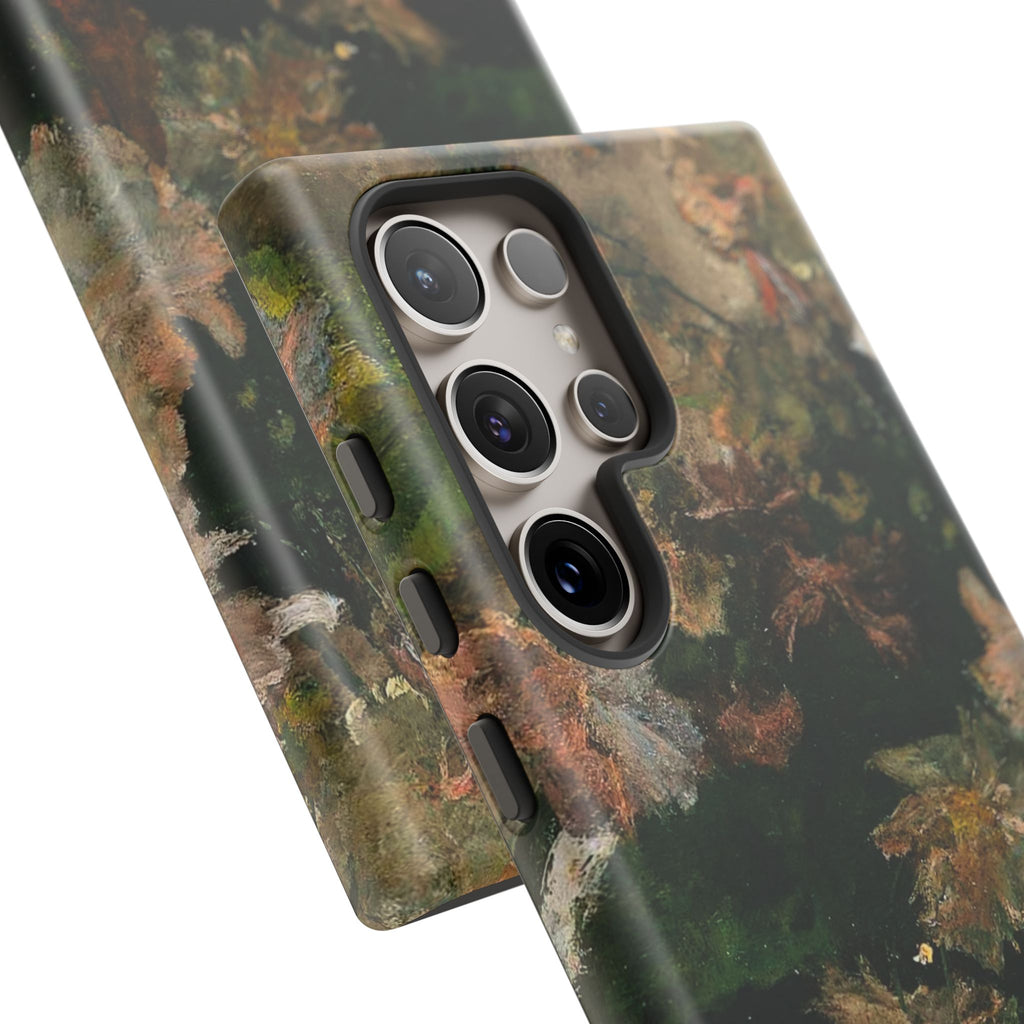 Floral Painterly Tough Phone Case — Vintage Autumn Leaves Phone Cover