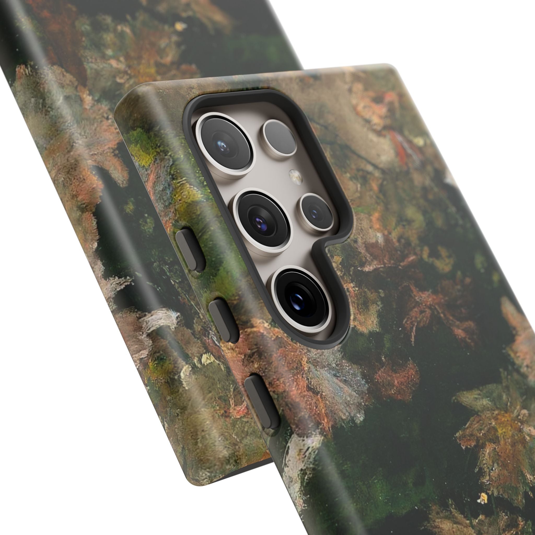 Floral Painterly Tough Phone Case — Vintage Autumn Leaves Phone Cover