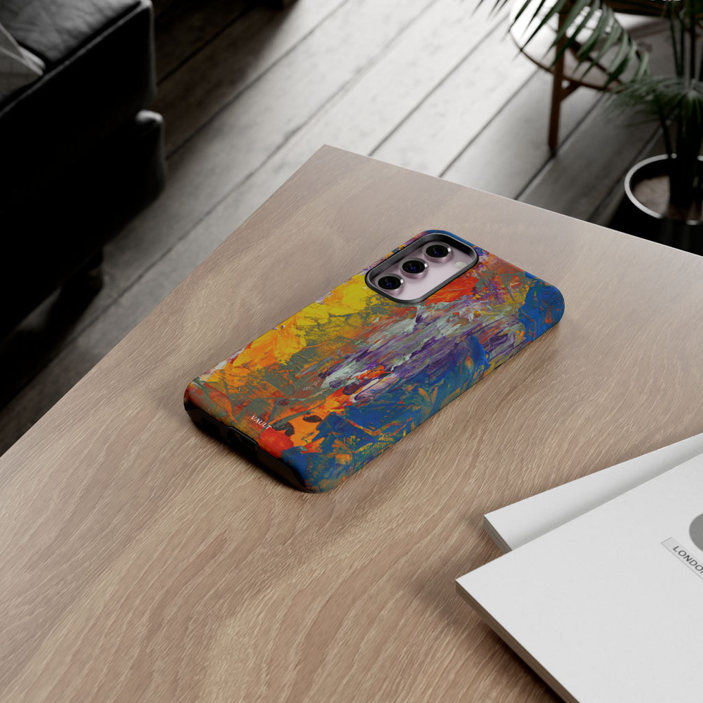 Abstract Color Splash Phone Case — Vibrant Artistic Protective Cover