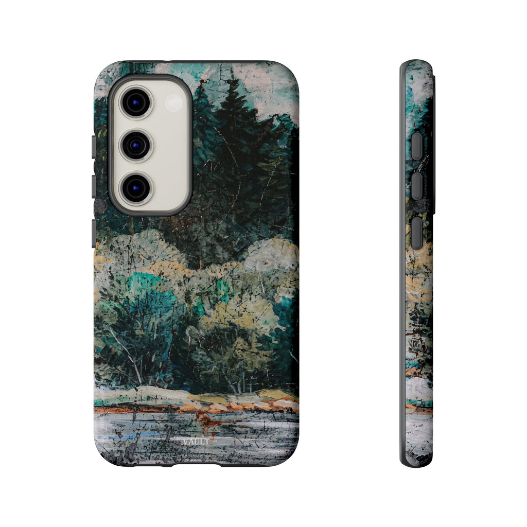 Phone Case - Moody Forest Landscape Protective Tough Case