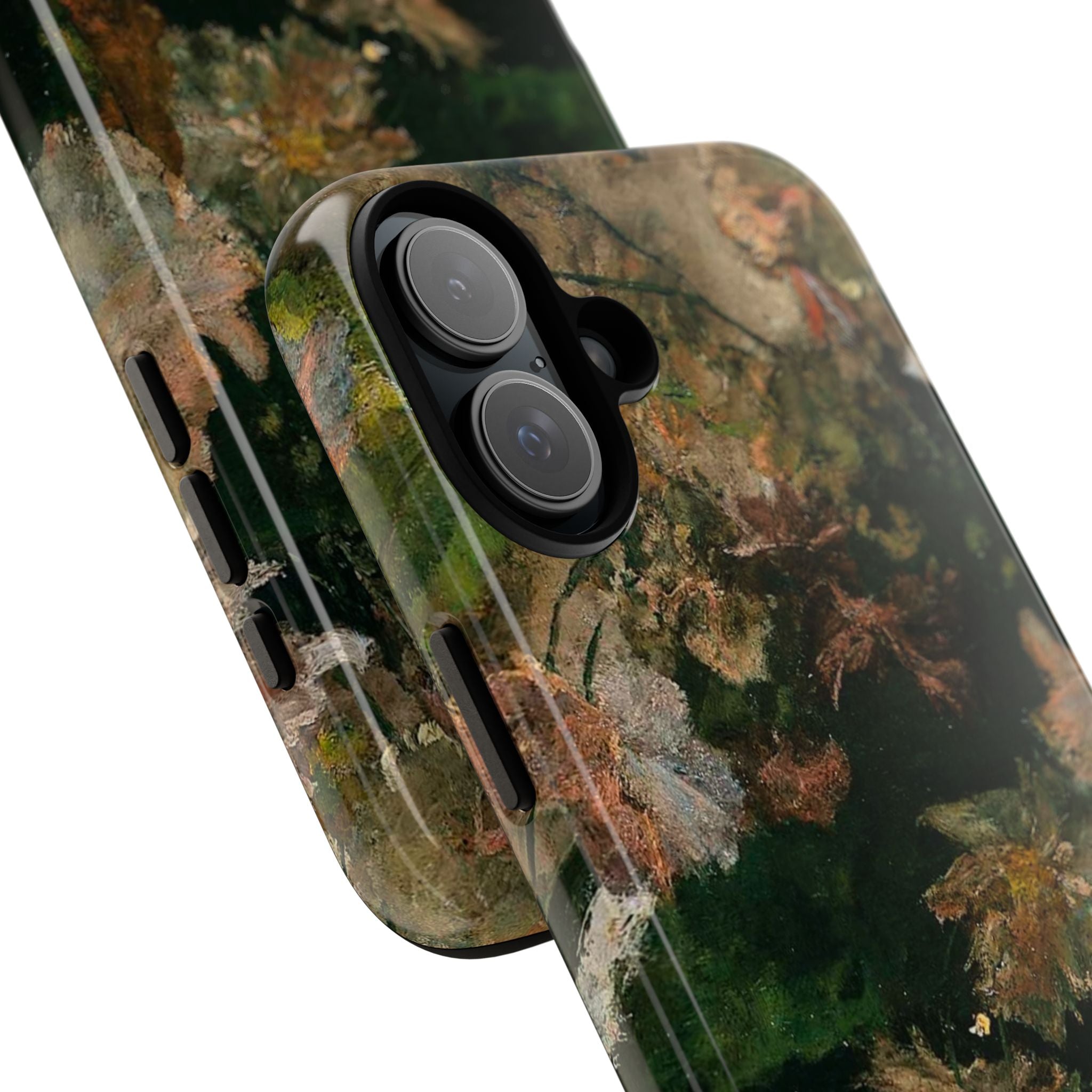 Floral Painterly Tough Phone Case — Vintage Autumn Leaves Phone Cover