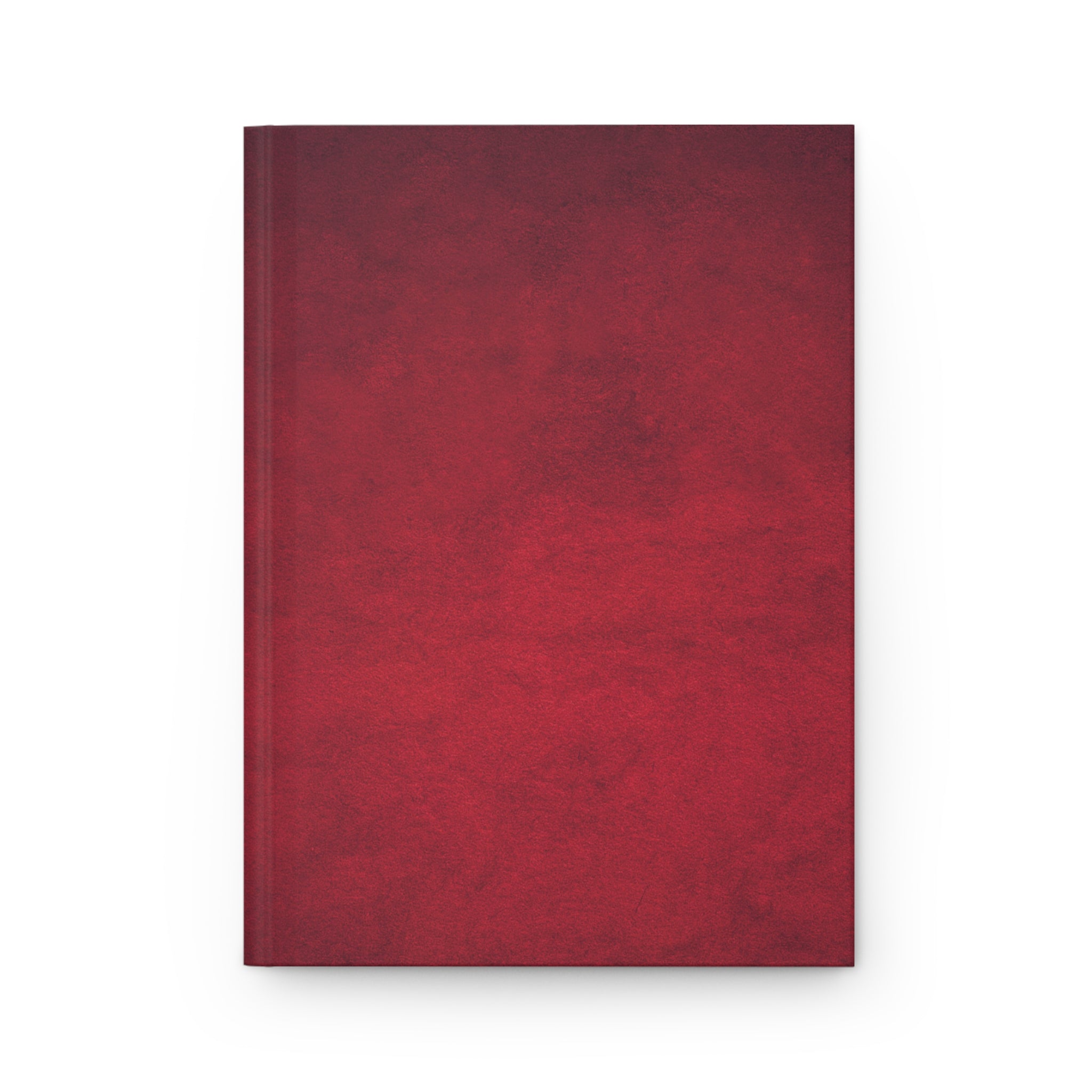Hardcover Journal — Rich Burgundy Matte Notebook (Vault Design)