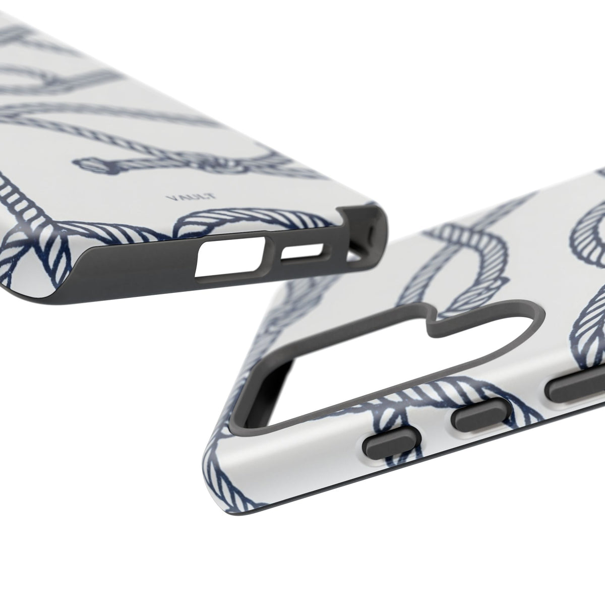 Nautical Rope Tough Case — Protective Phone Cover with Navy Knot Design